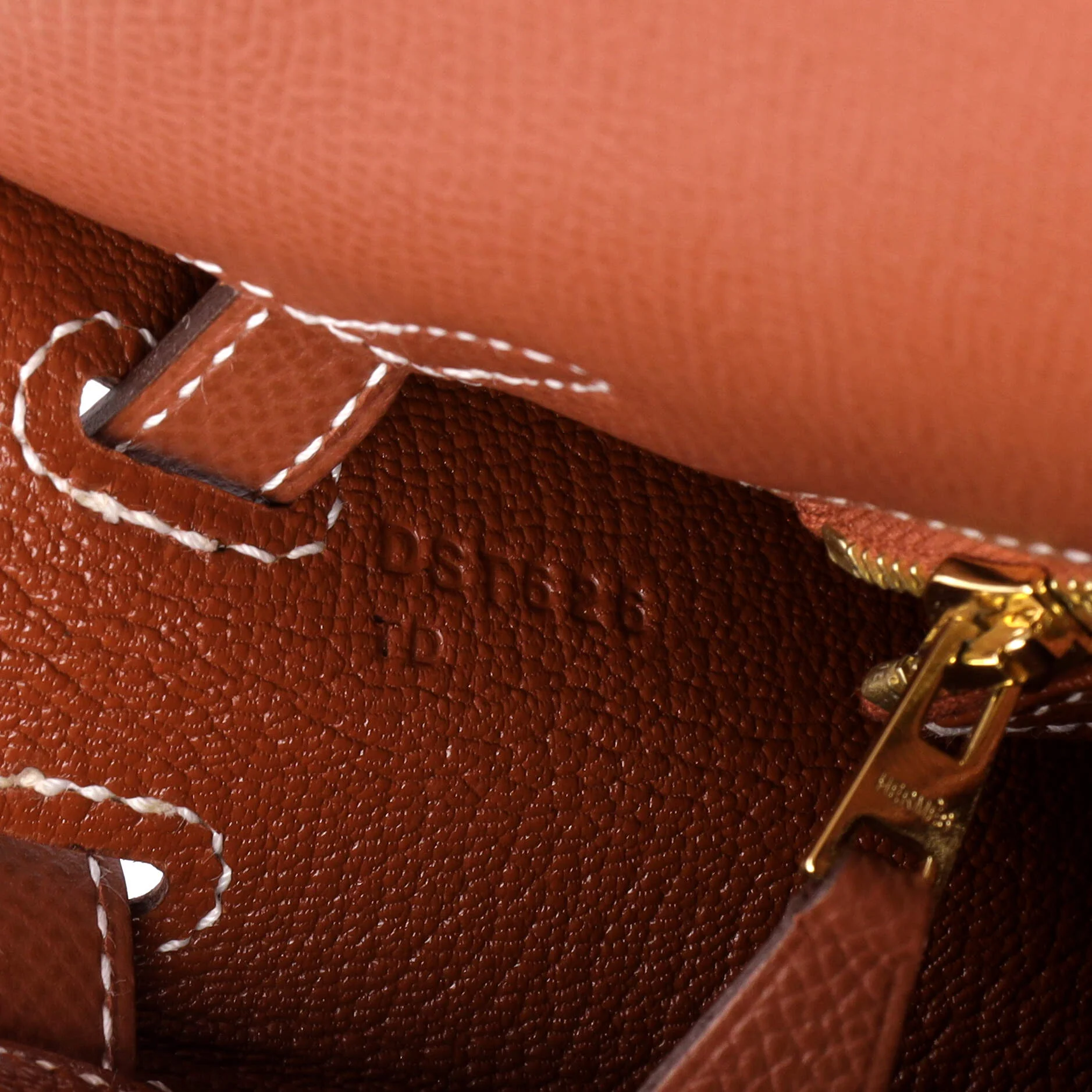 Kelly Handbag Sienne Epsom with Gold Hardware 25 - Image 8