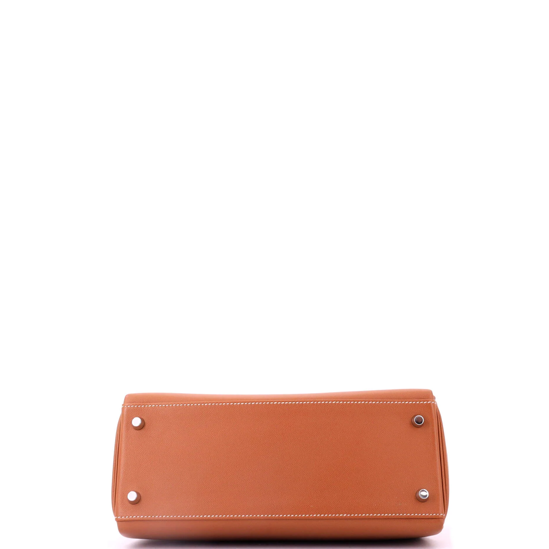 Kelly Handbag Gold Madame with Palladium Hardware 28 - Image 5