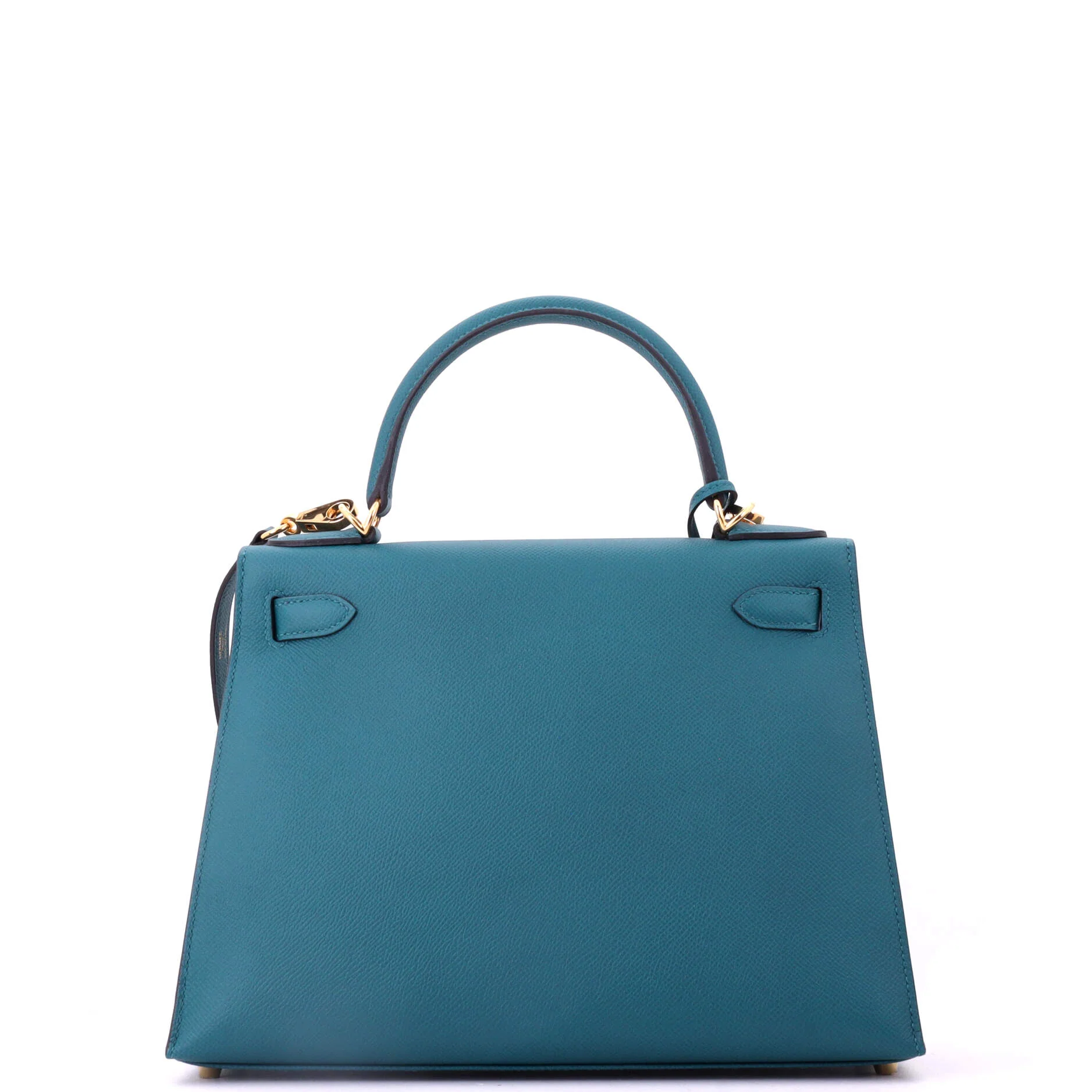 Kelly Handbag Vert Bosphore Epsom with Gold Hardware 28 - Image 4