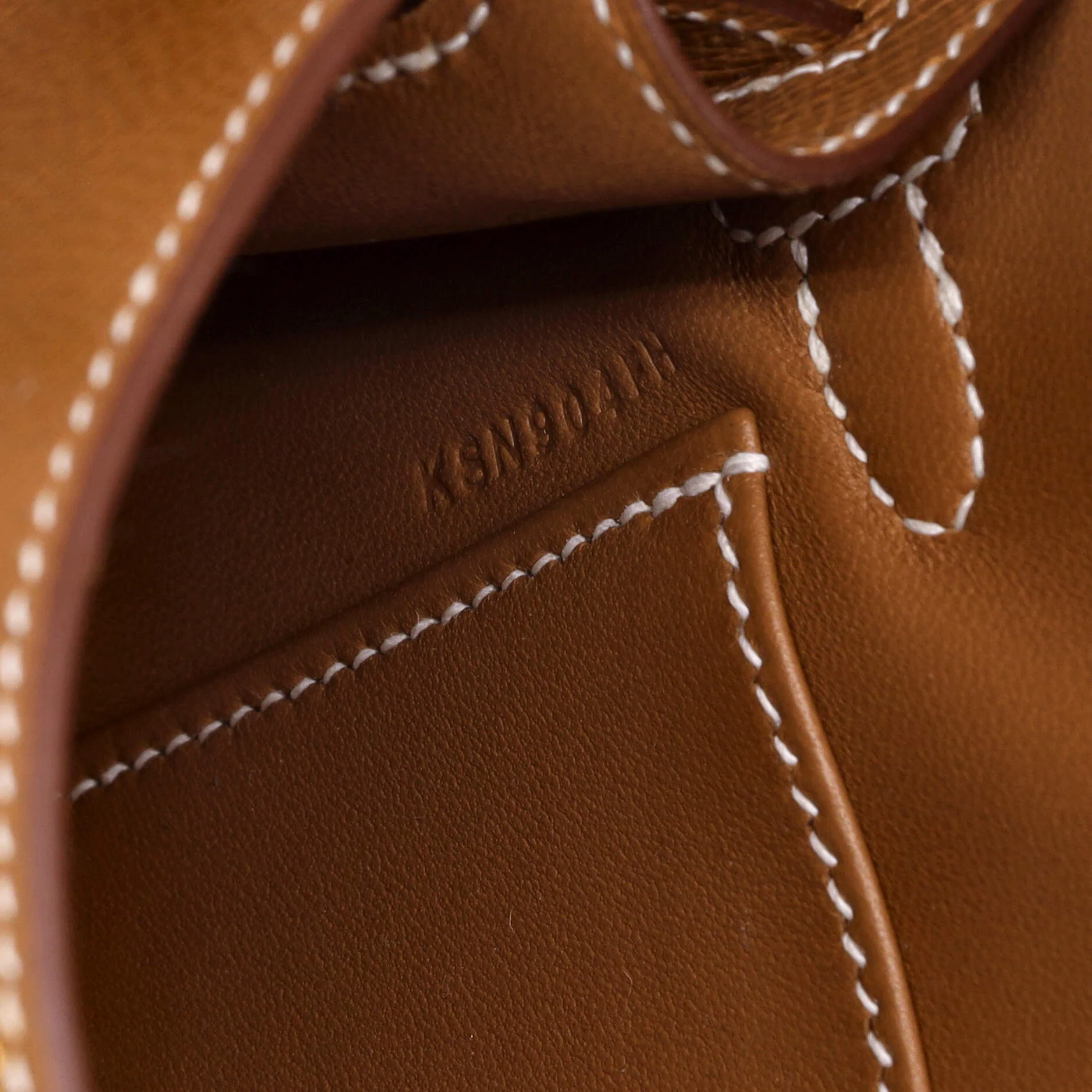 Kelly Mini II Bag Gold Epsom with Gold Hardware 20 - Image 8