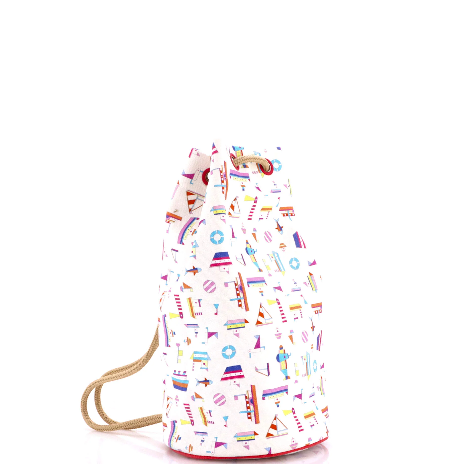 Petit Chalutier Duffle Bag Printed Canvas - Image 2