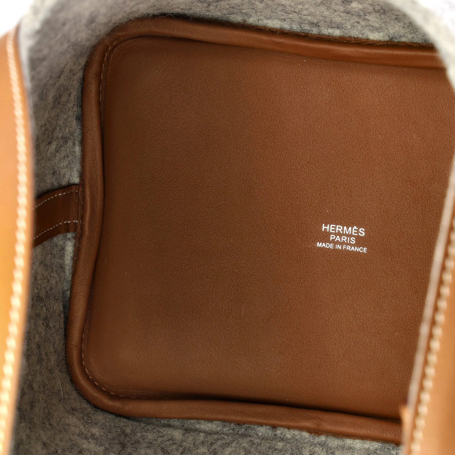 Picotin Lock Bag Felt with Leather PM - Image 5