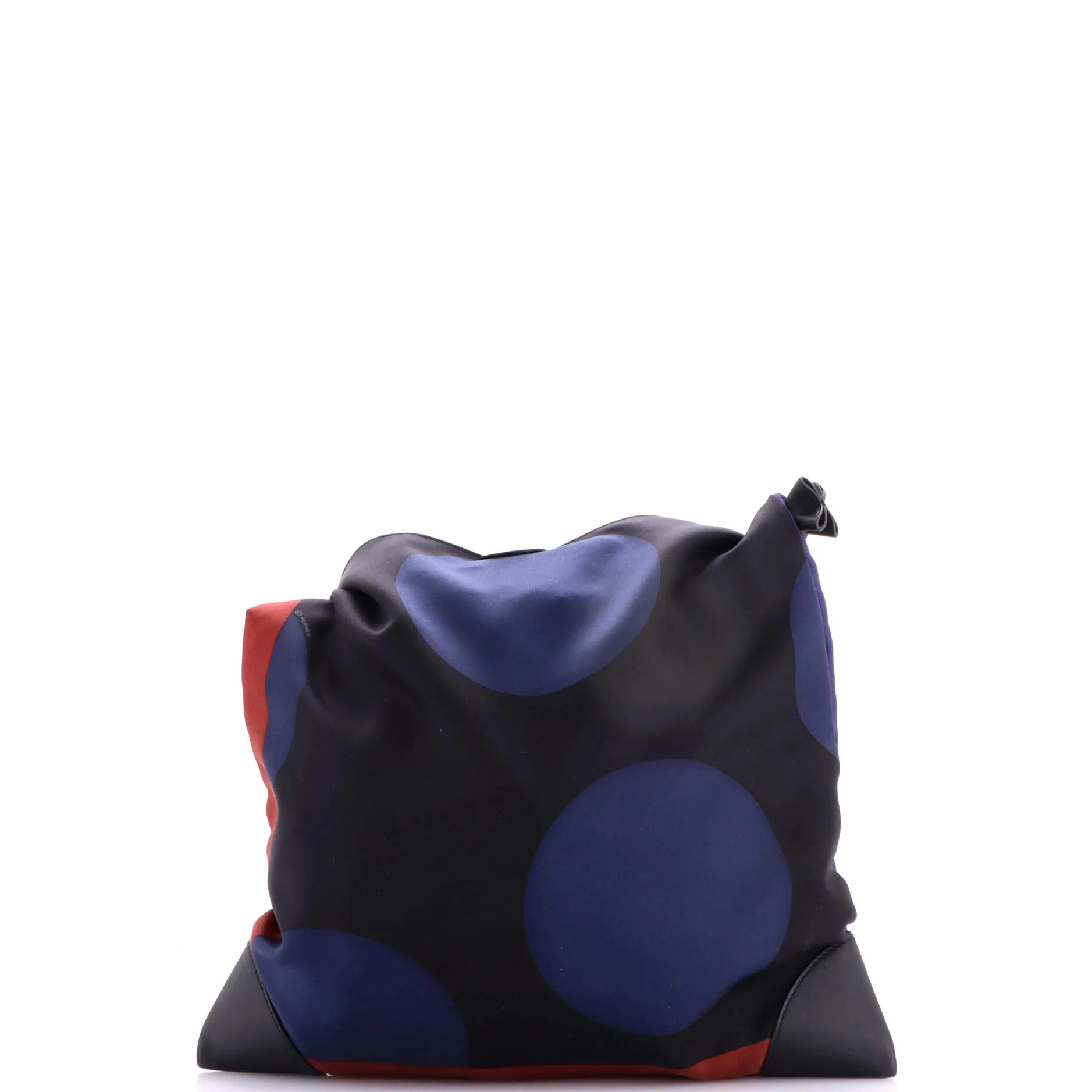Silky City Bag Printed Silk and Leather PM - Image 4