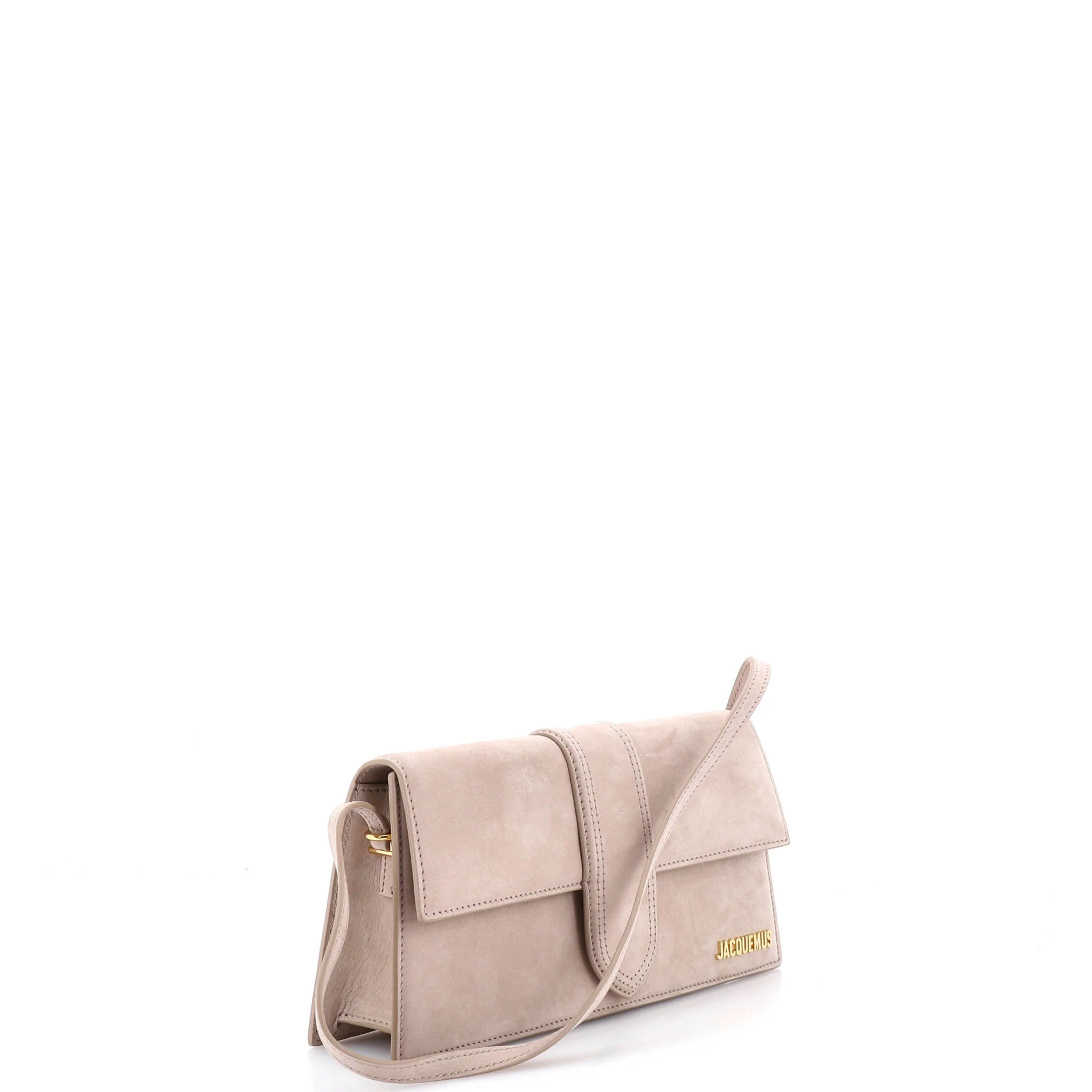 Le Bambino Flap Shoulder Bag Suede Long - Image 2