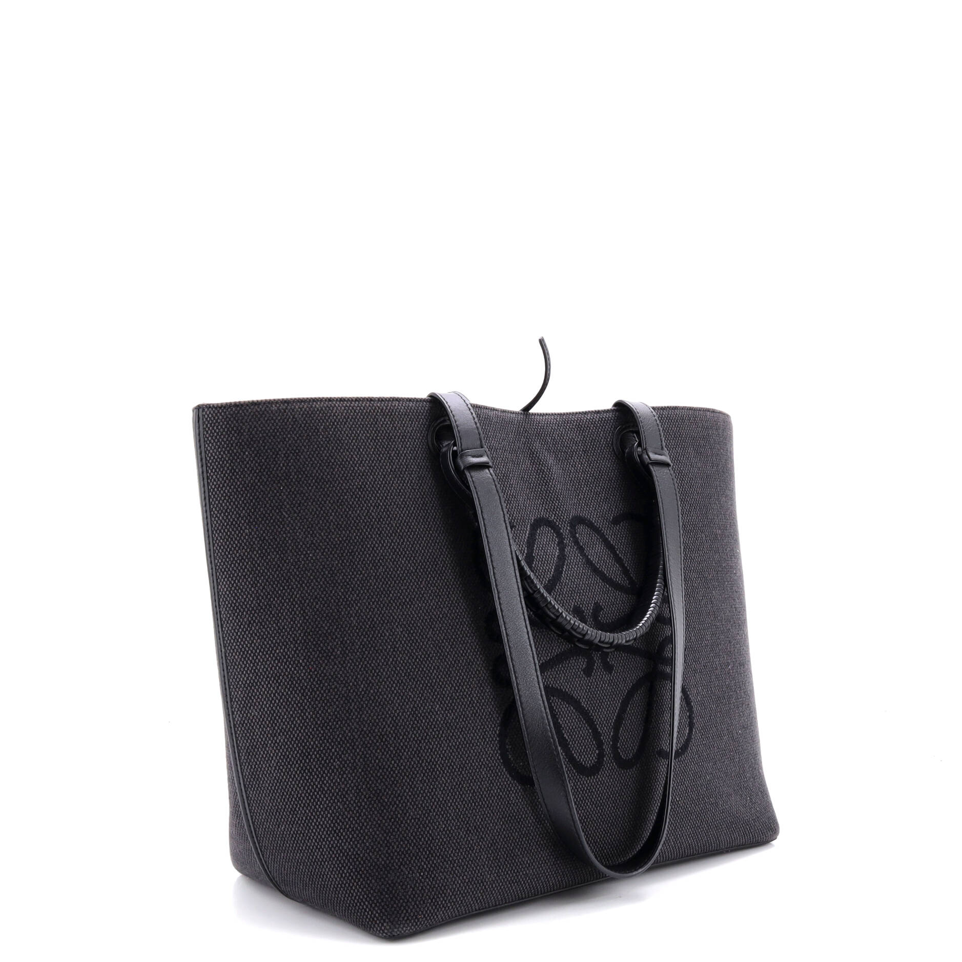Anagram Square Basket Tote Canvas Medium - Image 2