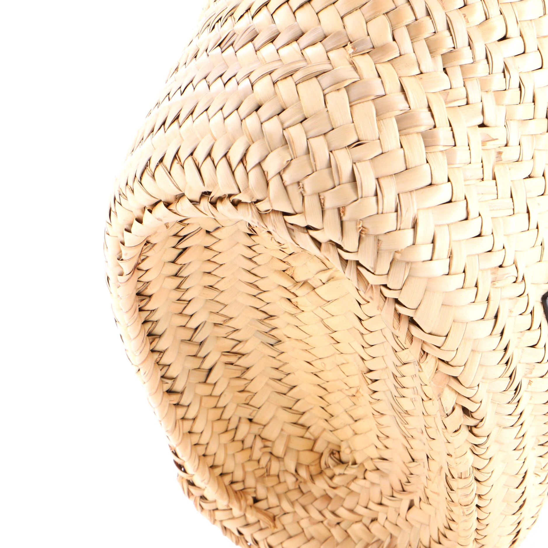 Basket Chain Tote Raffia Medium - Image 6