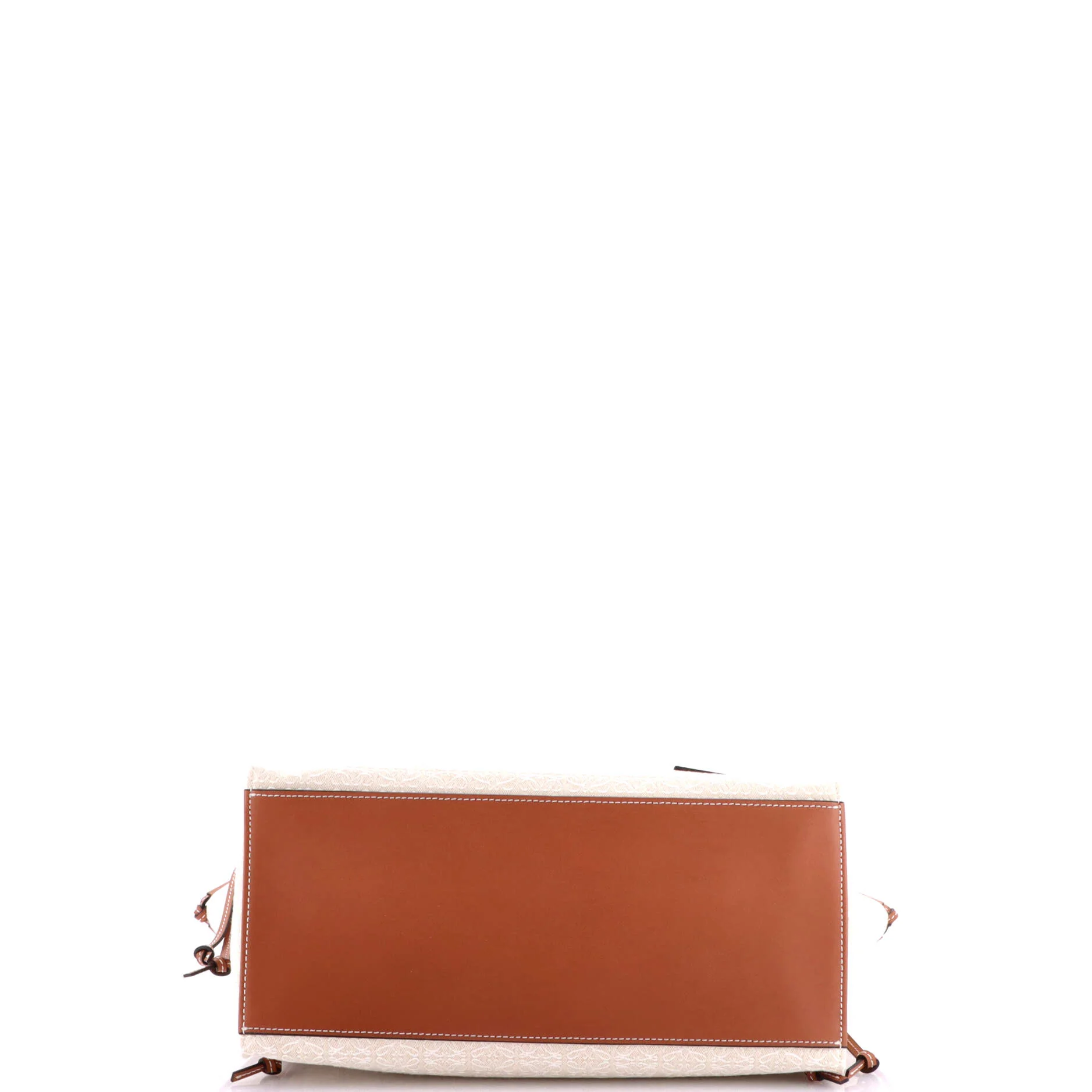 Cushion Tote Anagram Canvas with Leather Small - Image 4