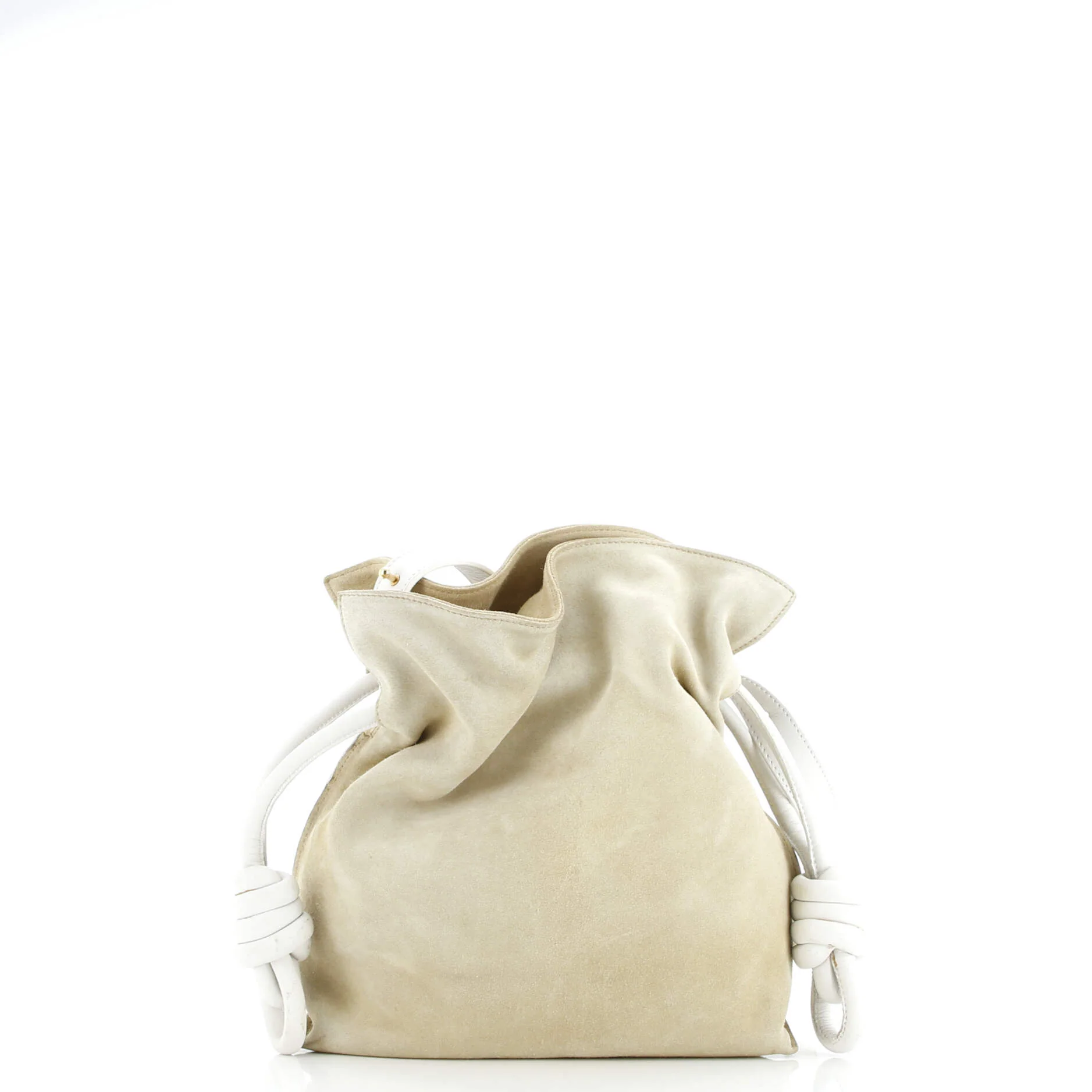 Flamenco Knot Bag Suede Small - Image 3