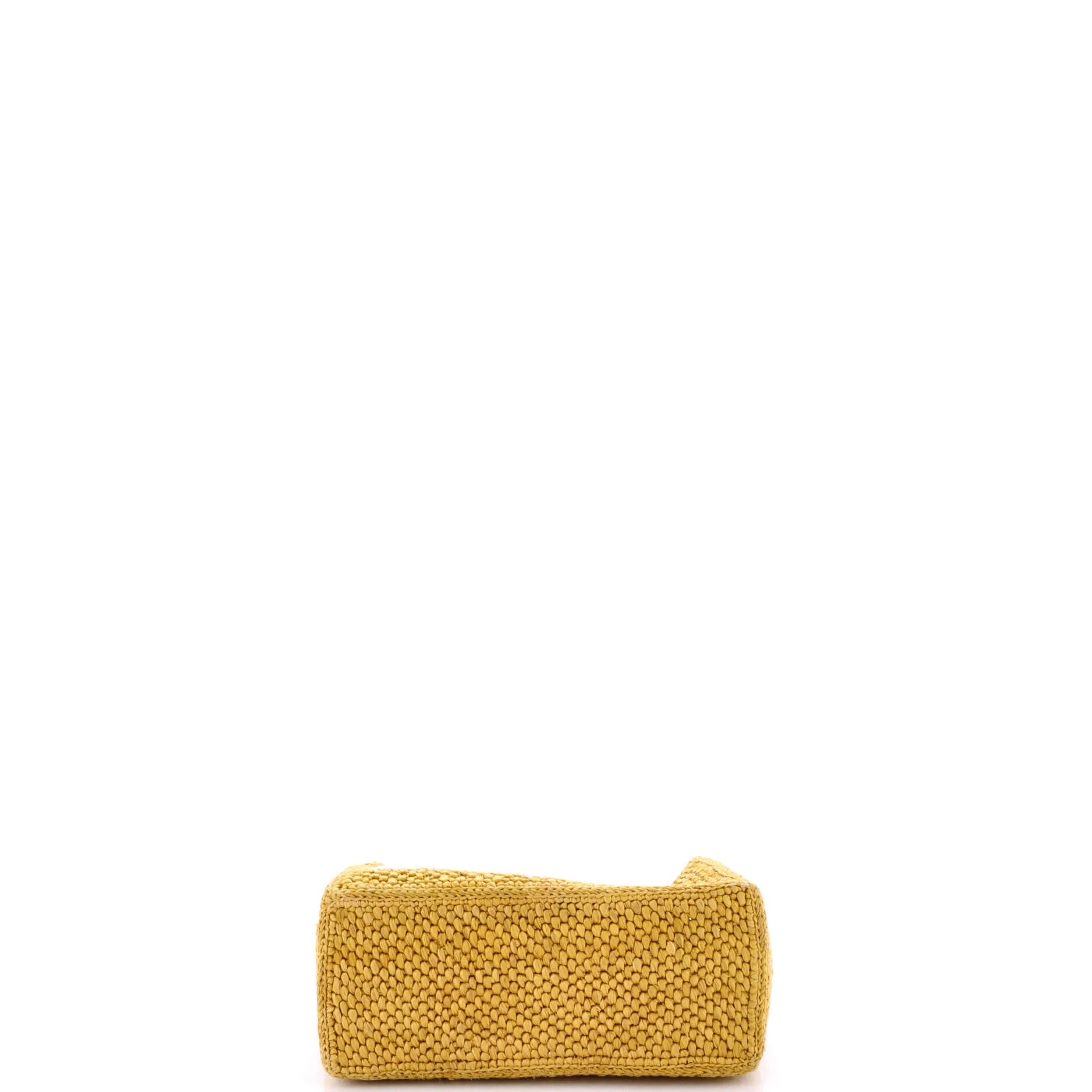 Paula's Ibiza Logo Convertible Tote Raffia Small - Image 4