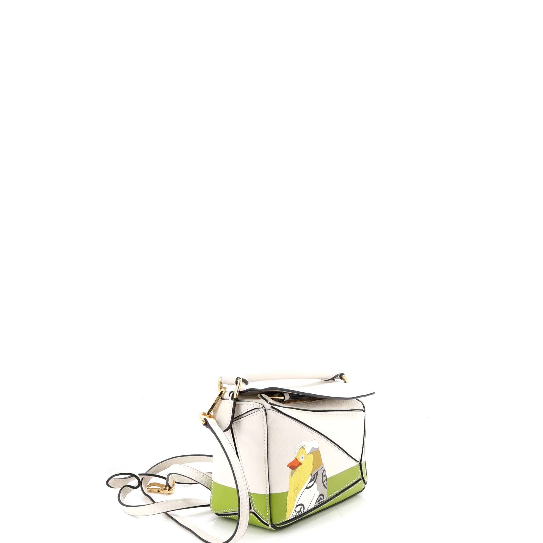 Spirited Away Otori-Sama Puzzle Bag Printed Leather Mini - Image 2