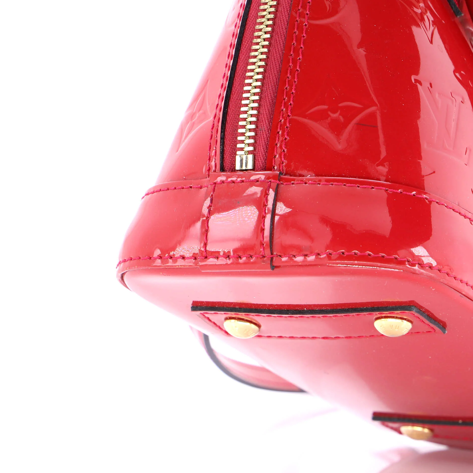 Alma Handbag Monogram Vernis BB - Image 6