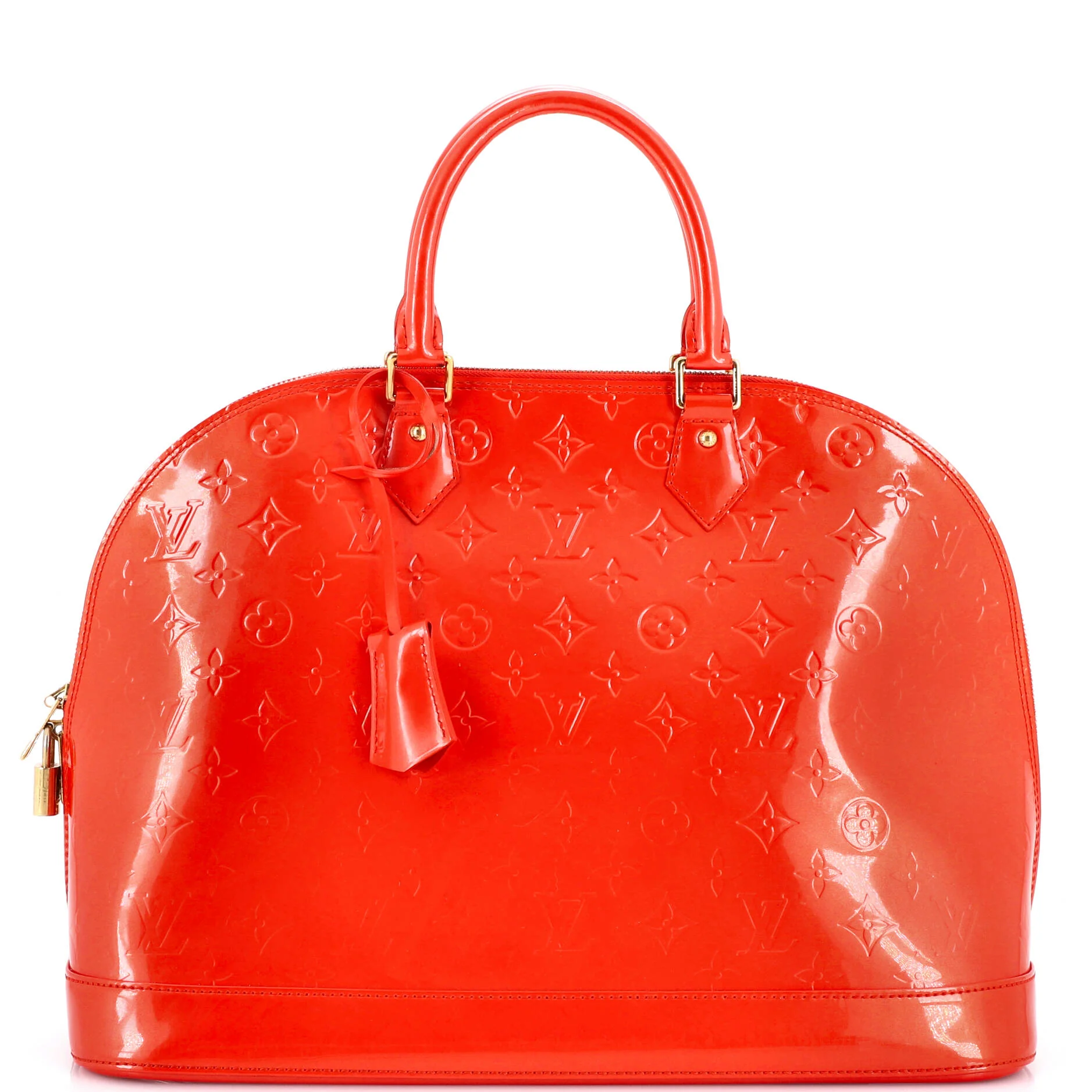 Alma Handbag Monogram Vernis GM