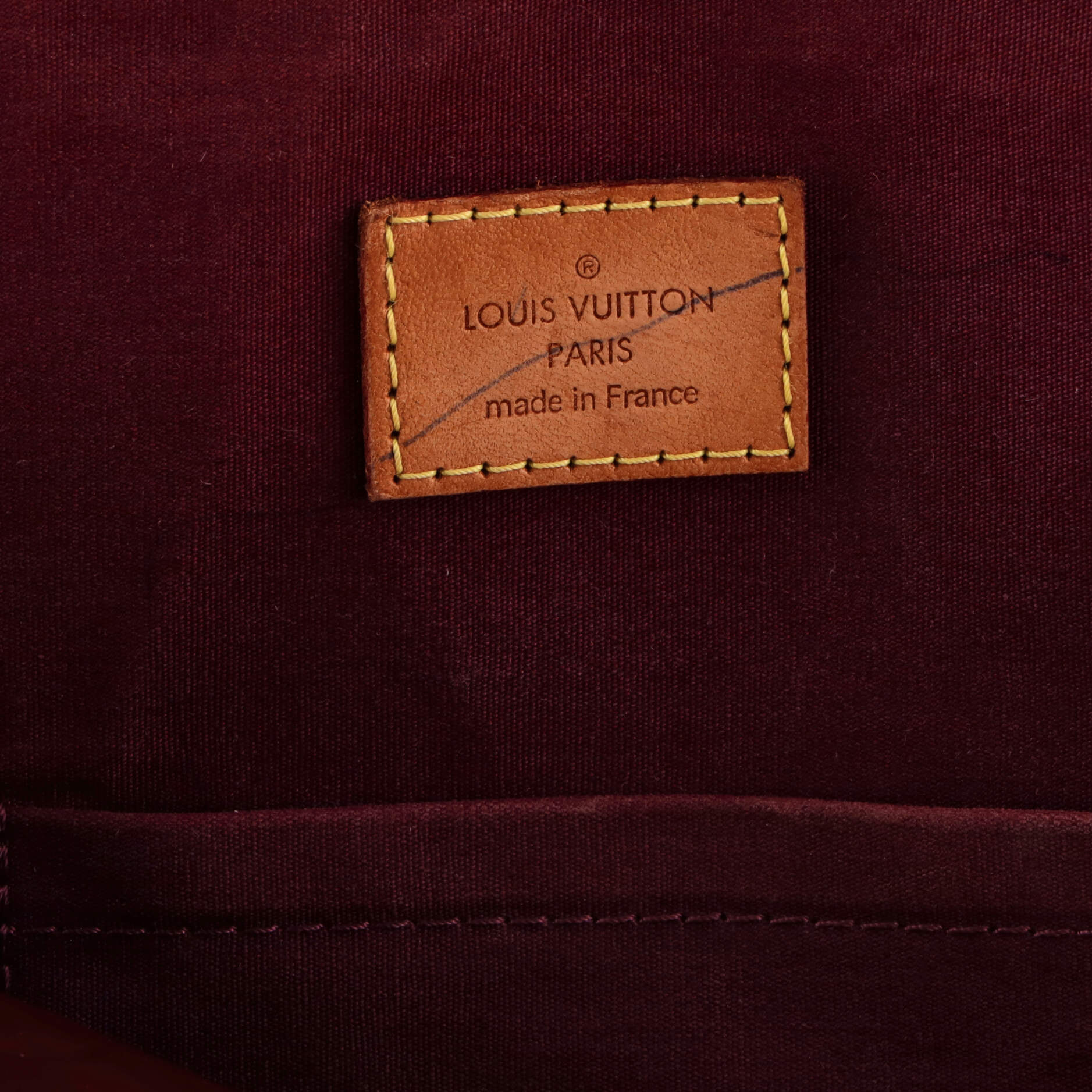 Alma Handbag Monogram Vernis GM - Image 8
