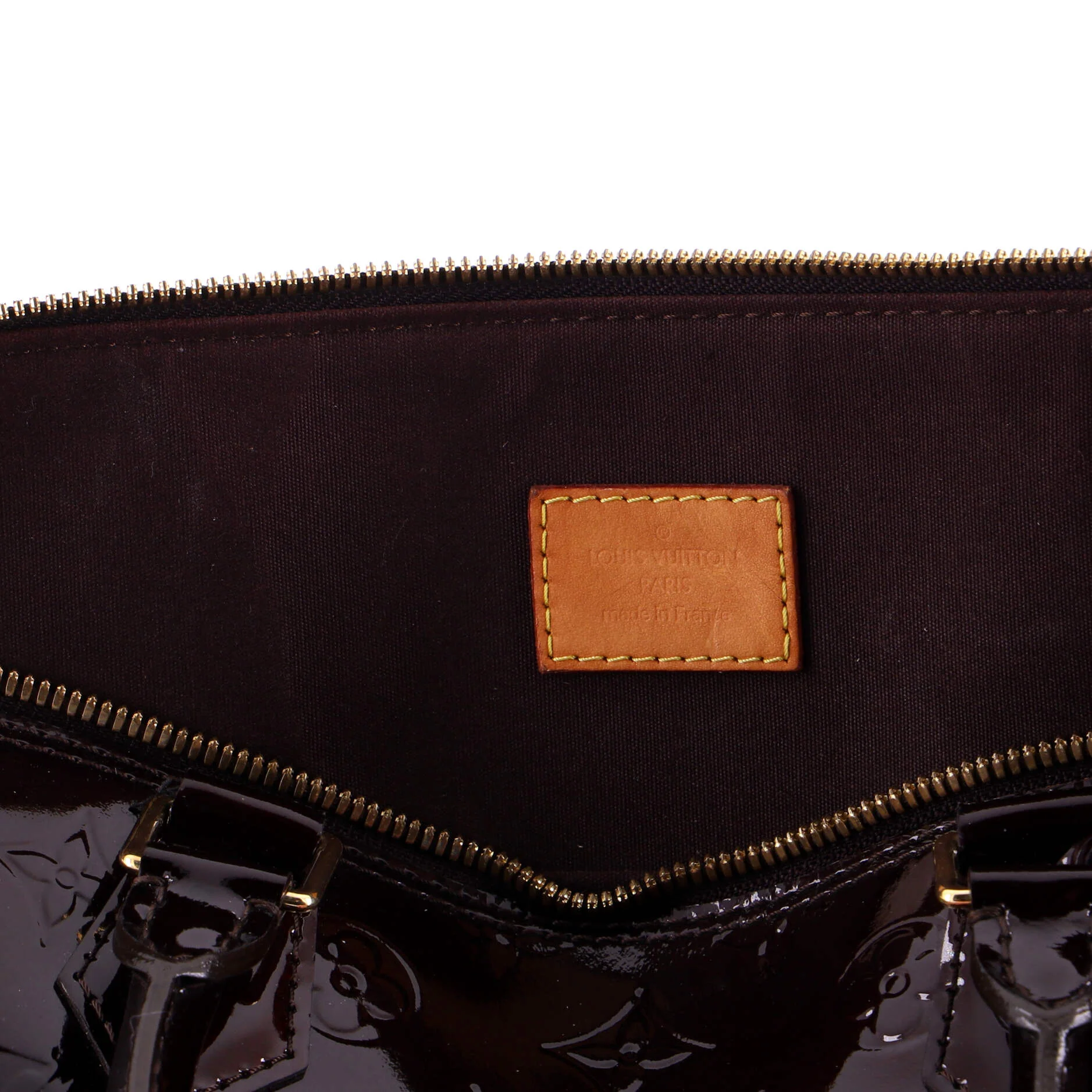 Alma Handbag Monogram Vernis MM - Image 7