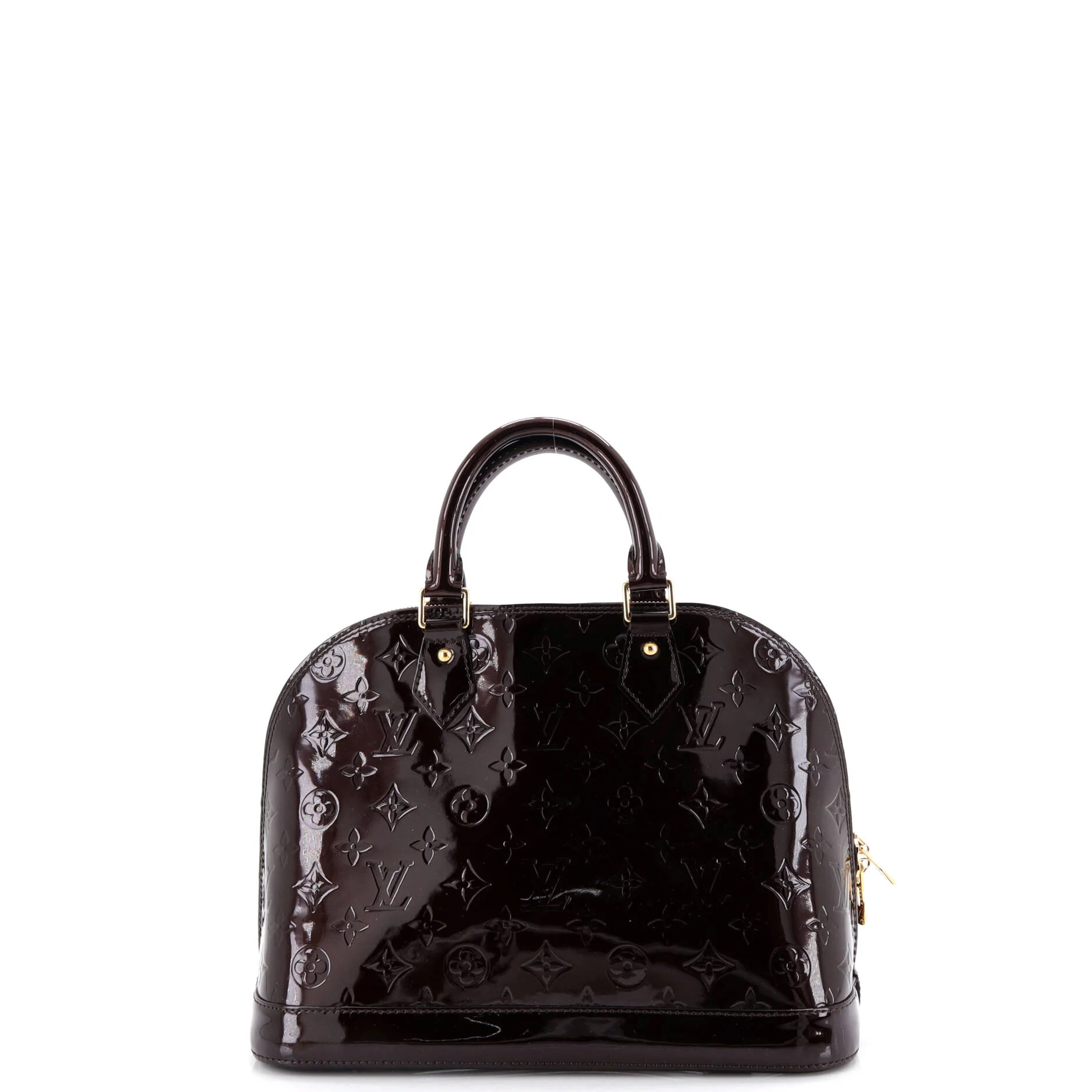 Alma Handbag Monogram Vernis PM - Image 3