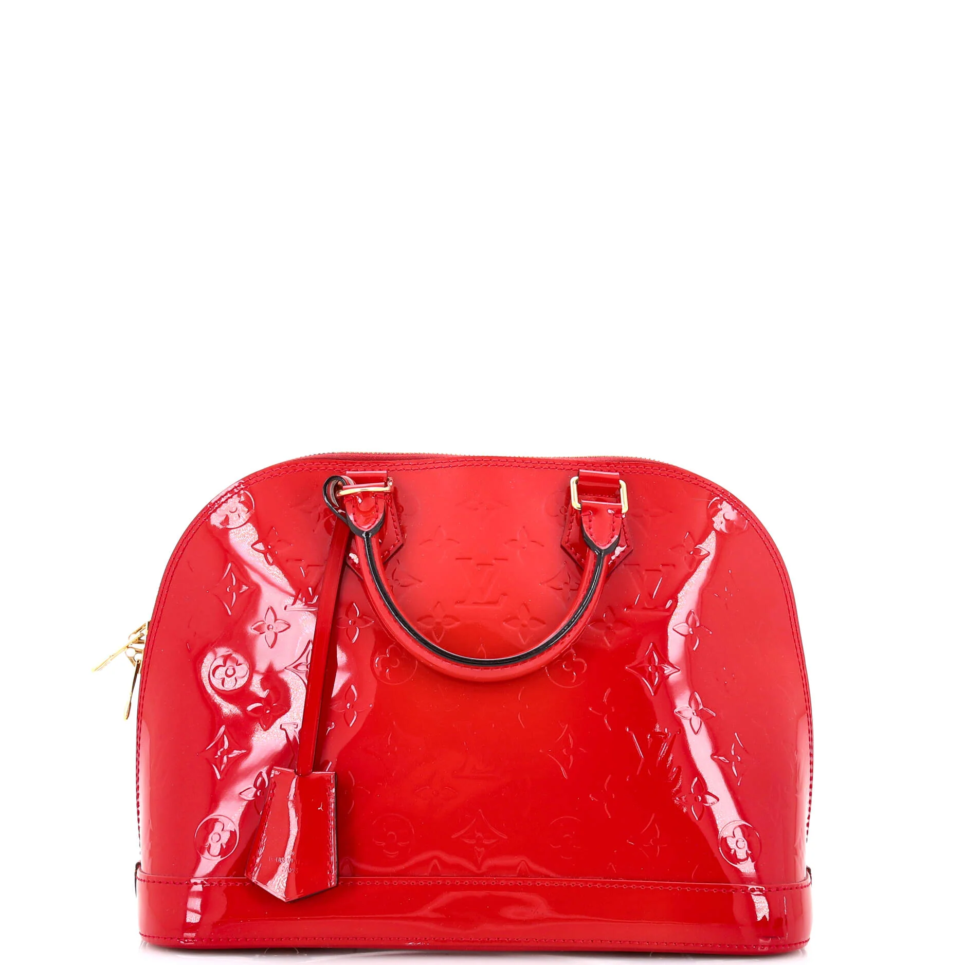Alma Handbag Monogram Vernis PM