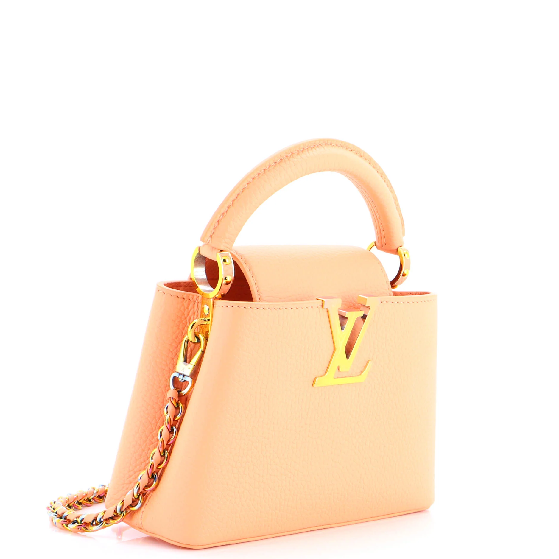 Braided Chain Capucines Bag Taurillon Leather Mini - Image 2