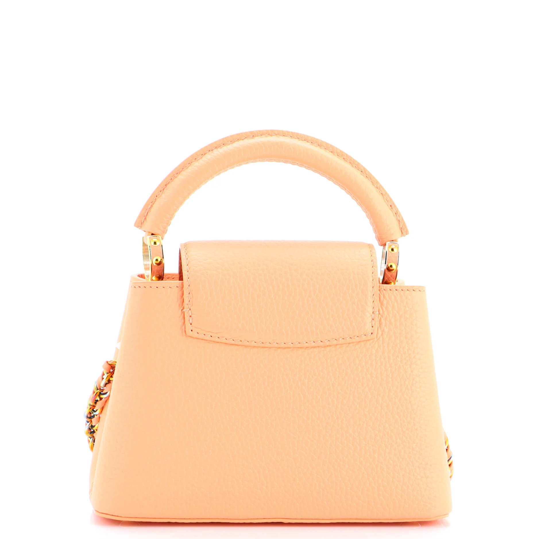 Braided Chain Capucines Bag Taurillon Leather Mini - Image 3