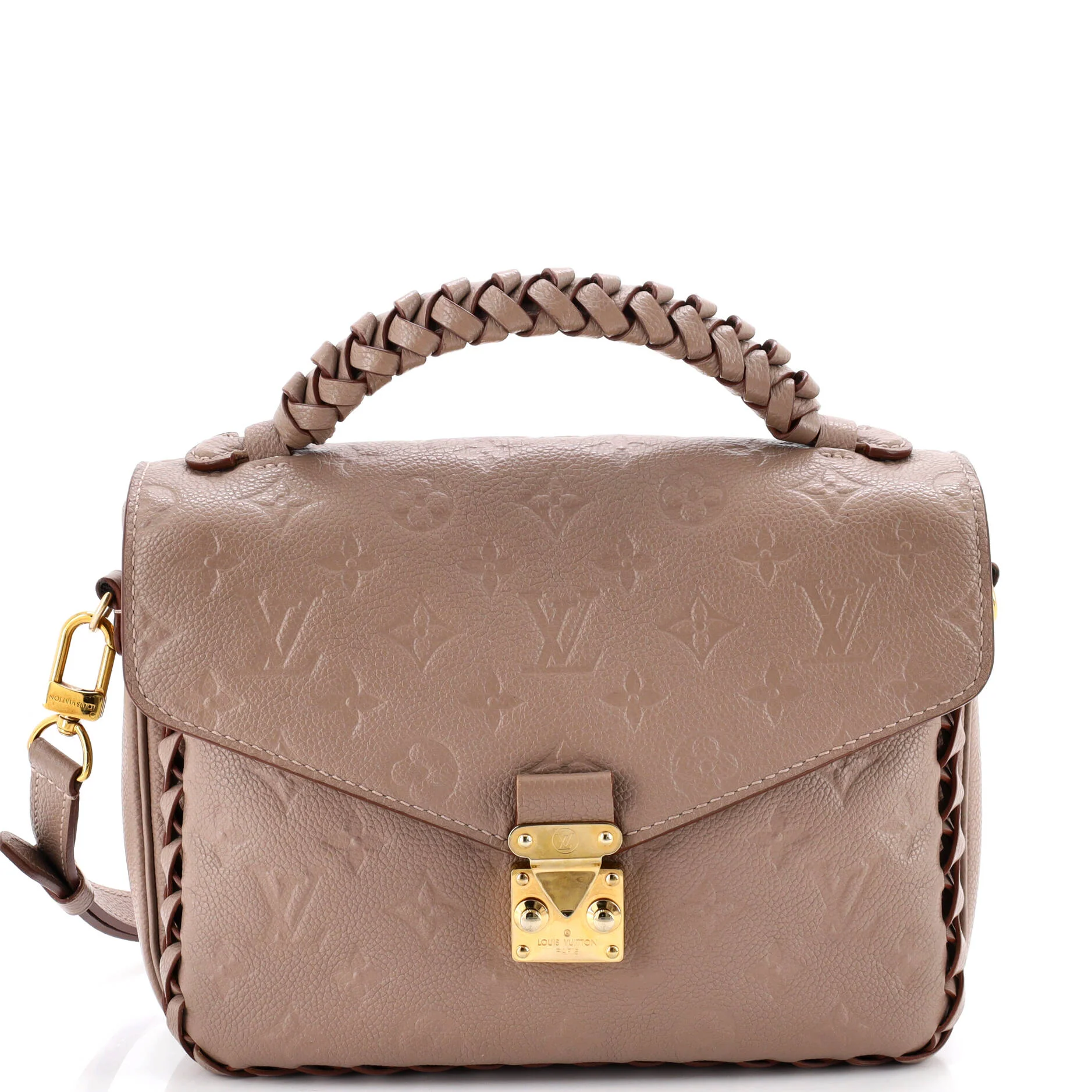 Braided Handle Pochette Metis Monogram Empreinte Leather