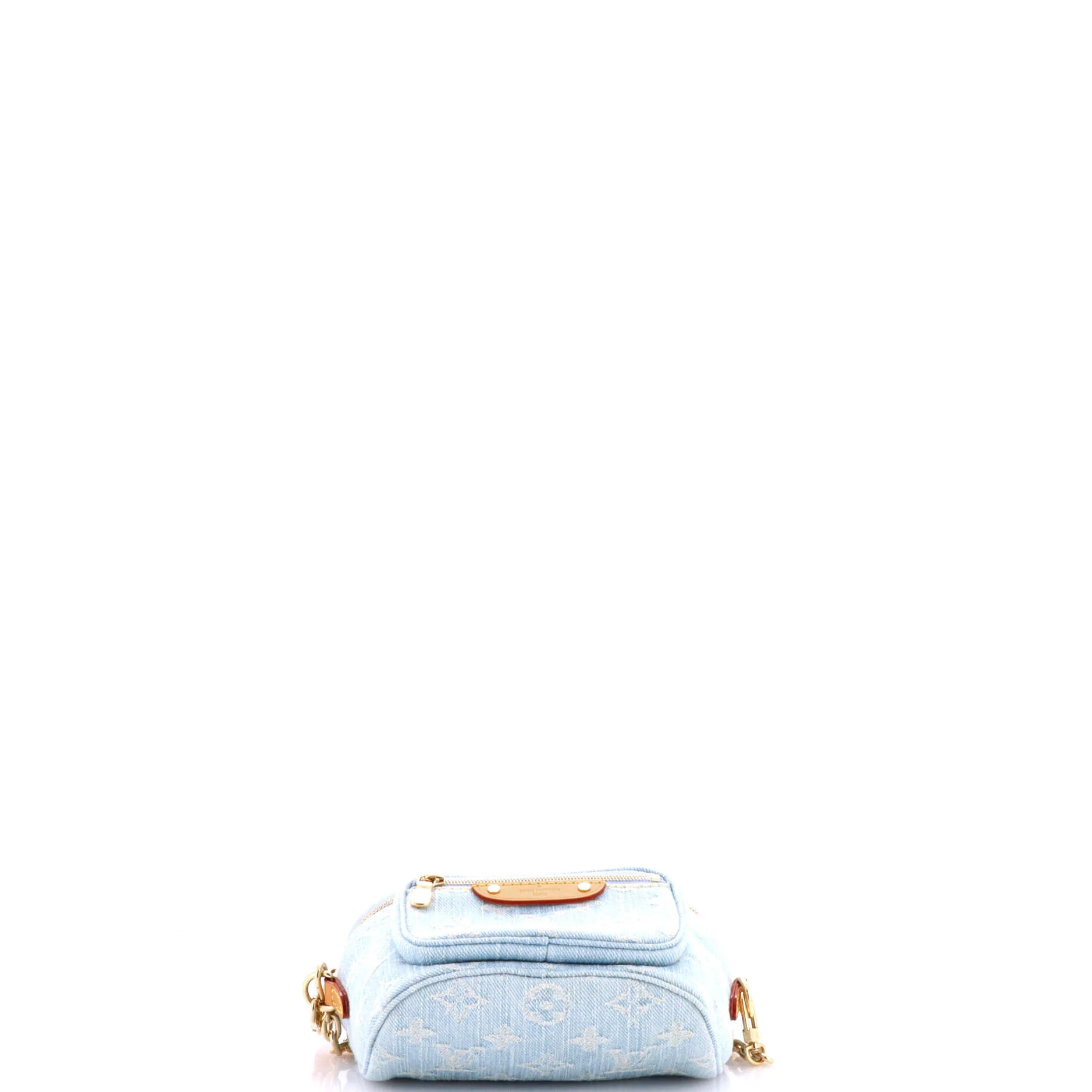 Bum Bag Monogram Denim Mini - Image 4
