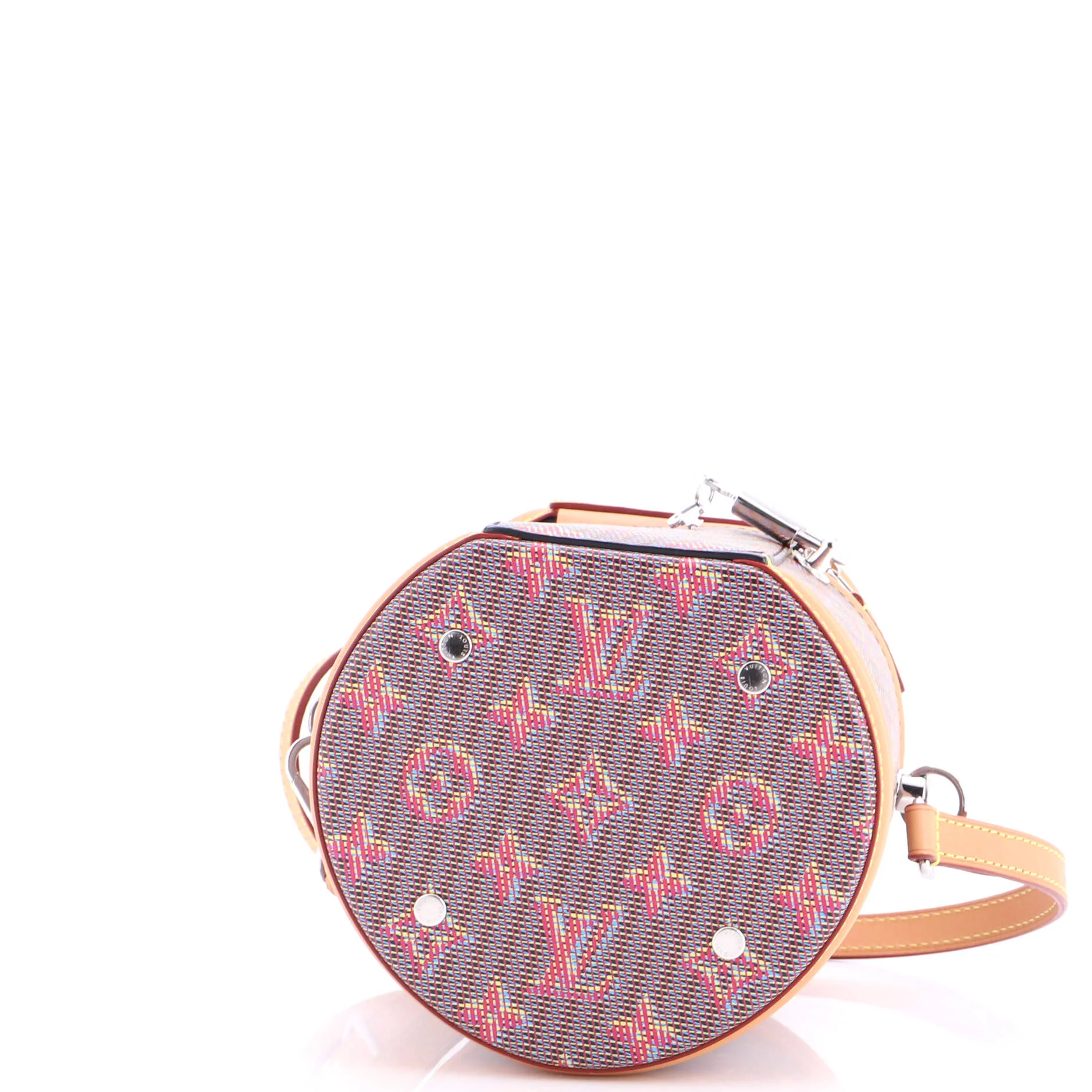 Cannes Handbag Damier Monogram LV Pop Canvas - Image 4