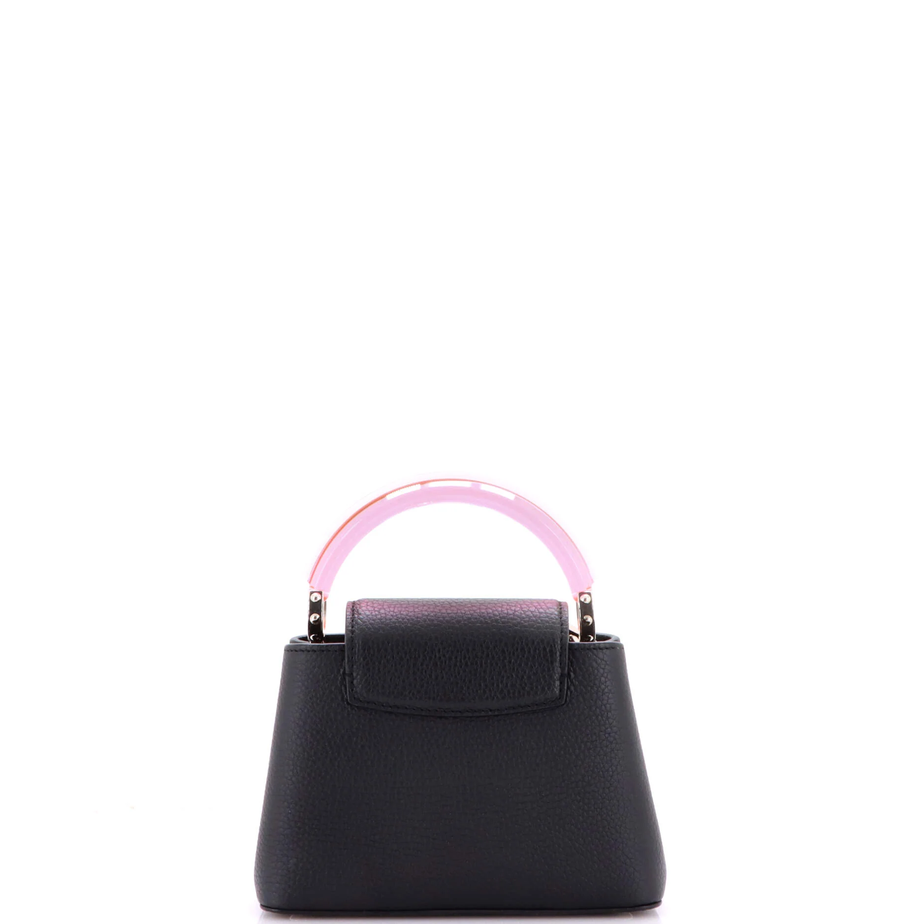 Capucines Bag Leather with Plexiglass Mini - Image 3