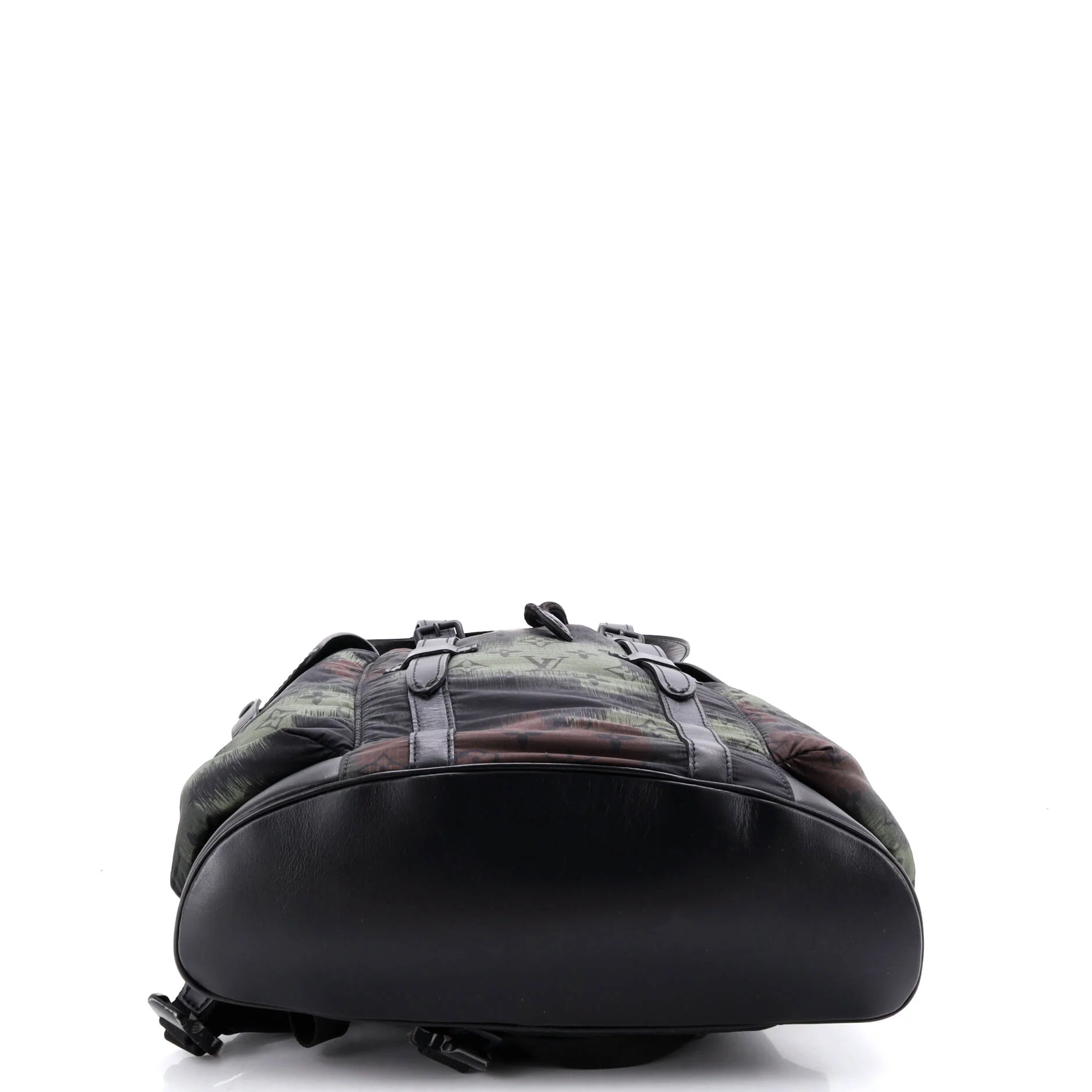 Christopher Backpack Limited Edition Camouflage Monogram Nylon with Leather PM - Image 4