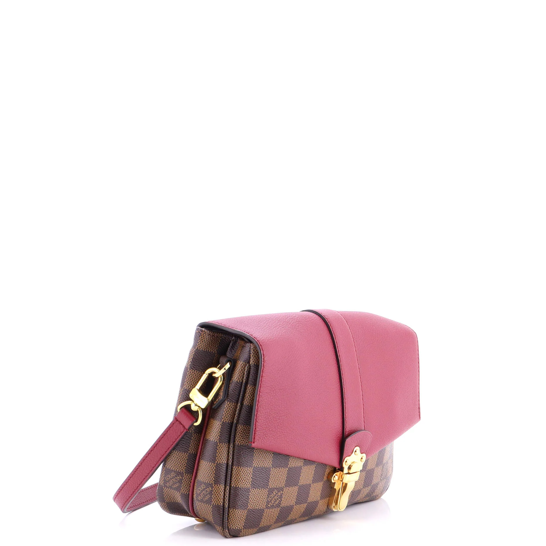 Clapton Handbag Damier and Leather PM - Image 2