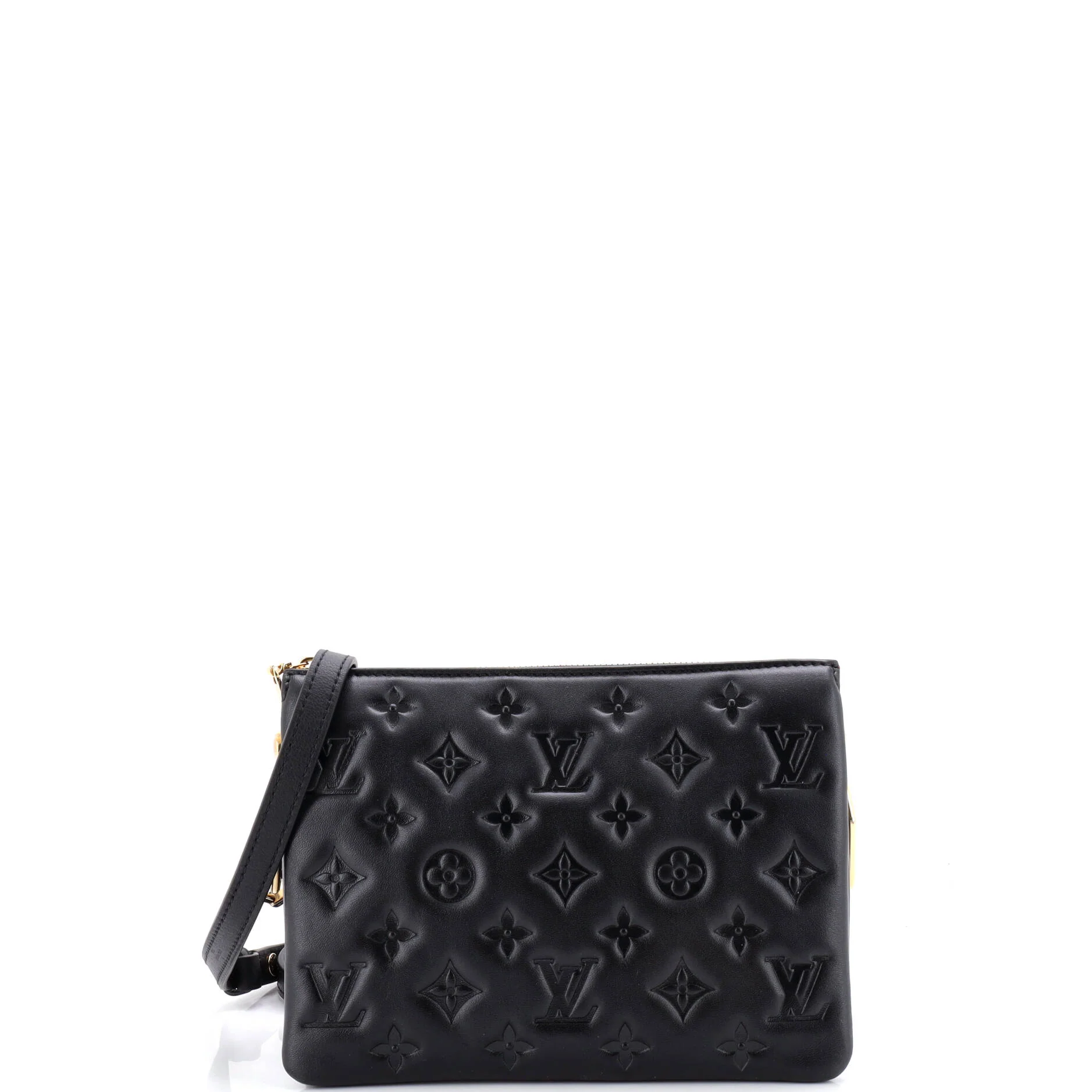 Coussin Bag Monogram Embossed Lambskin BB