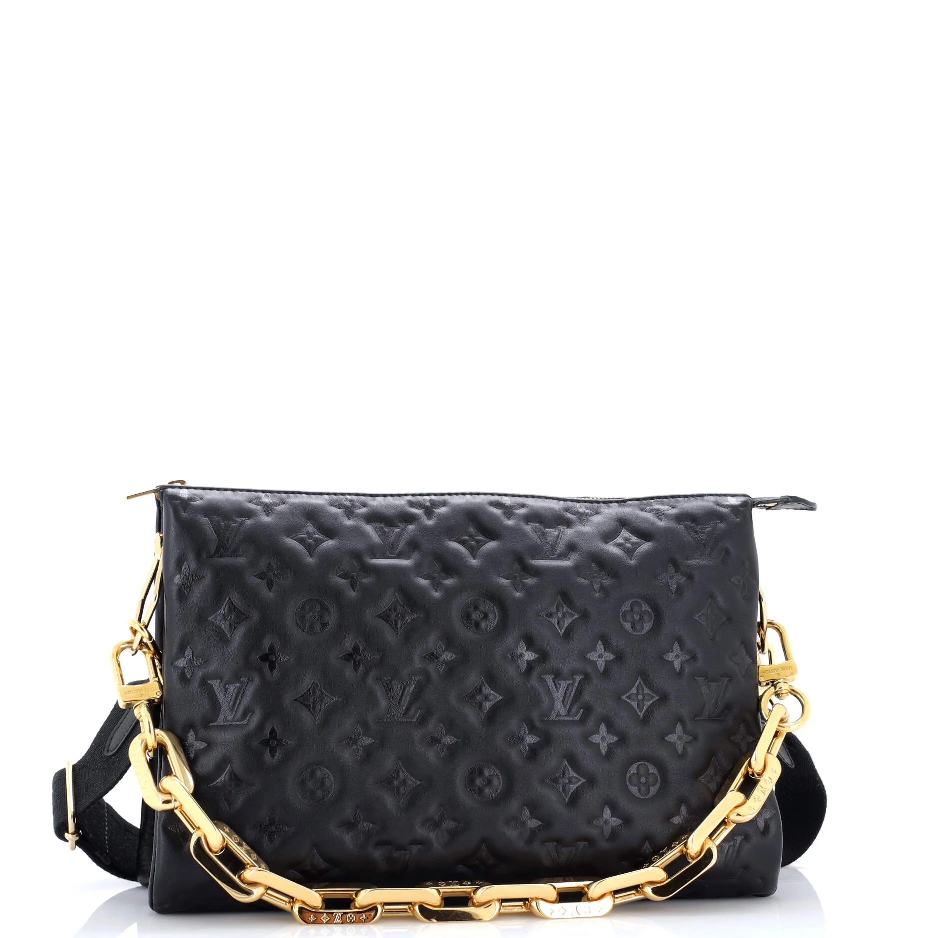 Coussin Bag Monogram Embossed Lambskin MM - Image 2