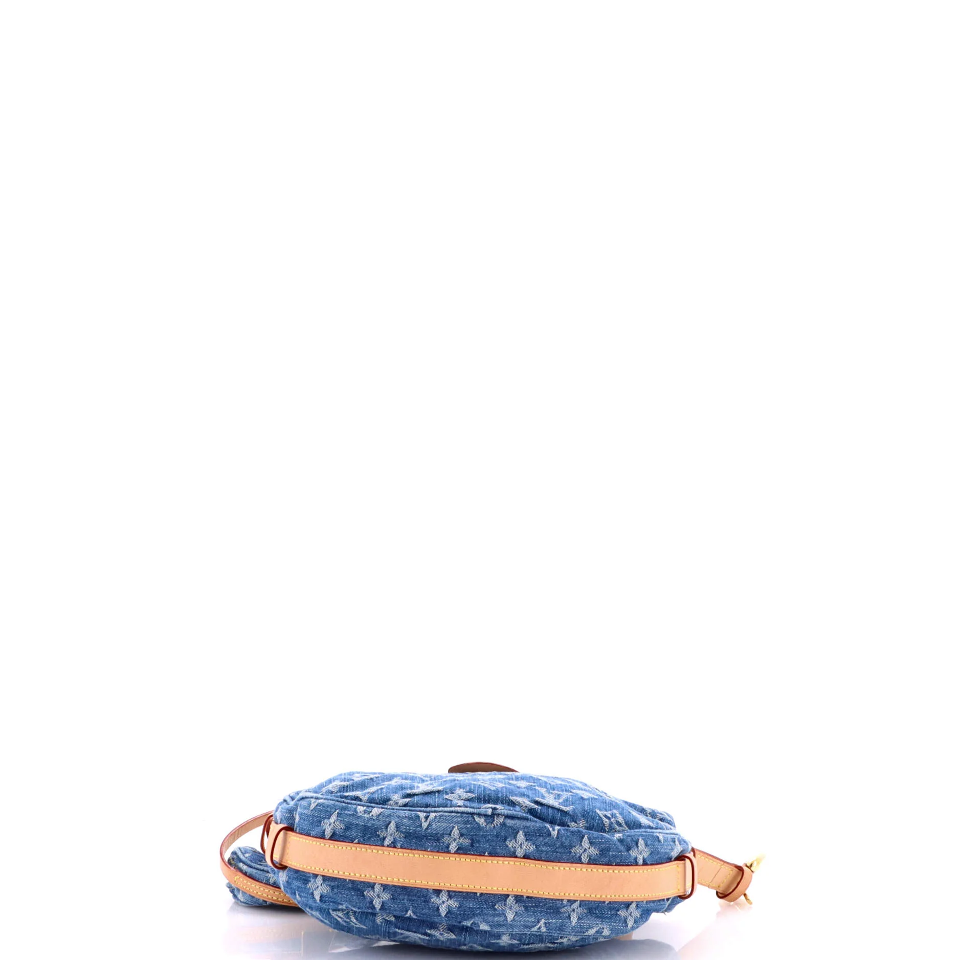 Croissant NM Handbag Monogram Denim MM - Image 4