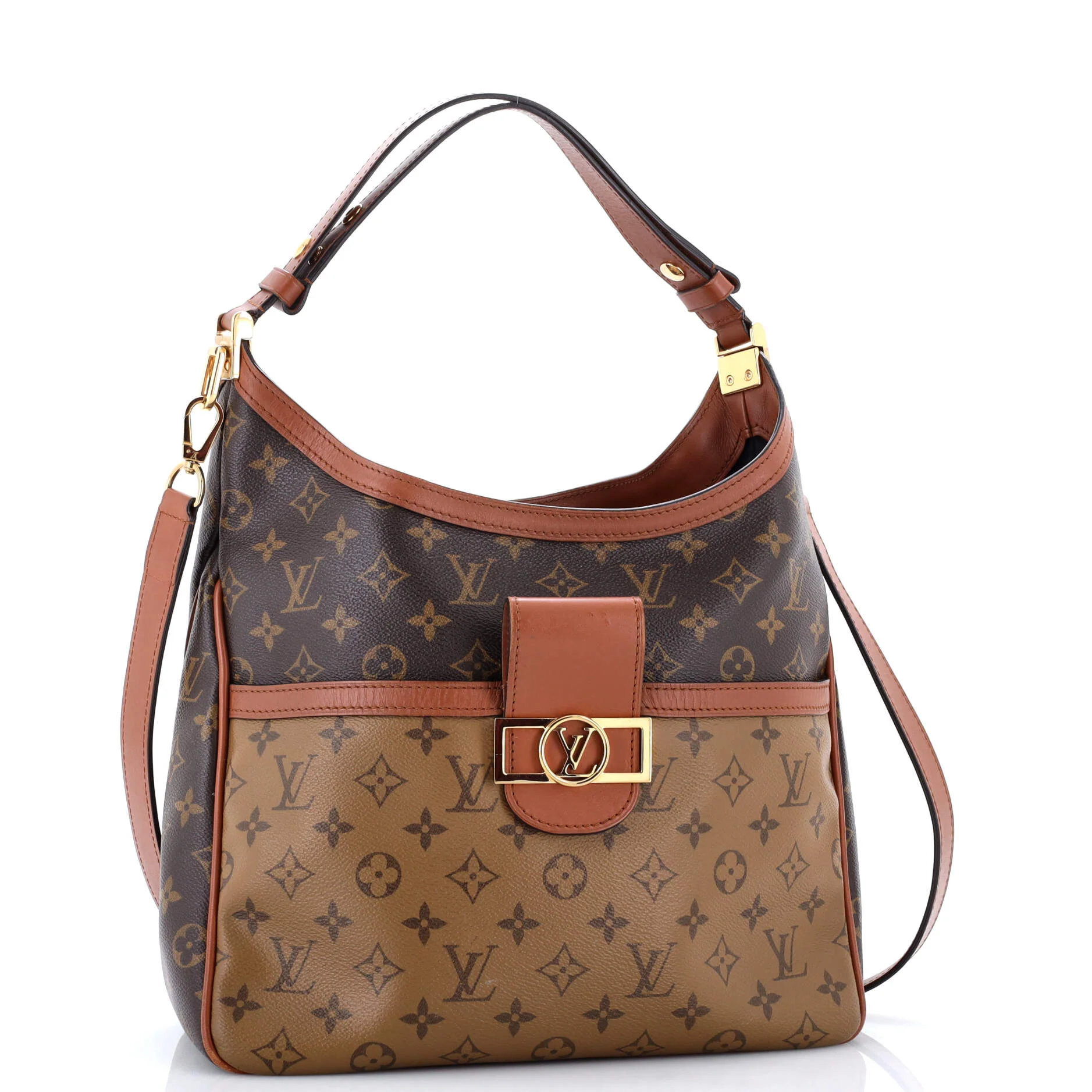 Dauphine Hobo Reverse Monogram Canvas MM - Image 2