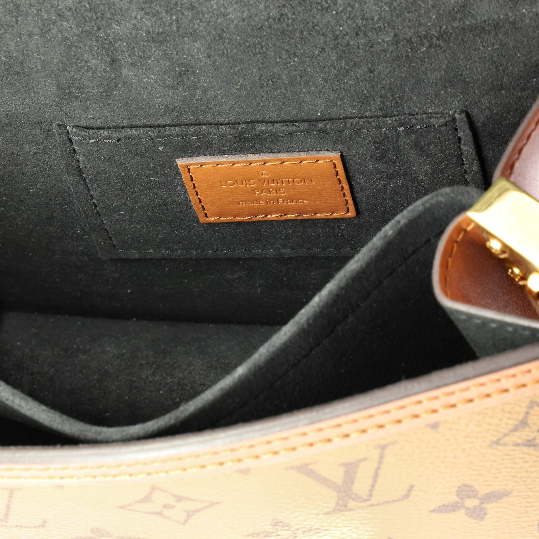 Dauphine Shoulder Bag Reverse Monogram Canvas Mini - Image 6