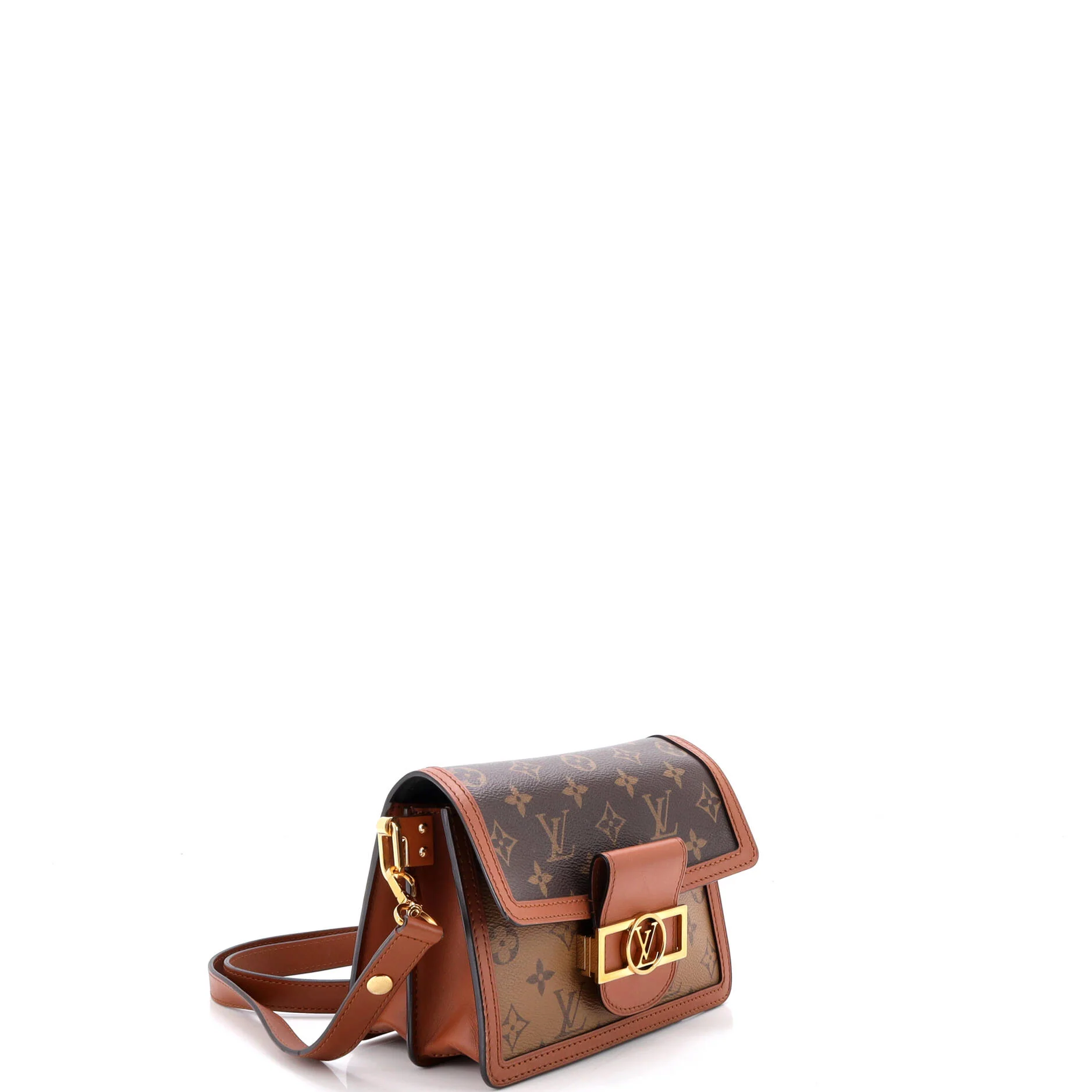 Dauphine Shoulder Bag Reverse Monogram Canvas Mini - Image 2