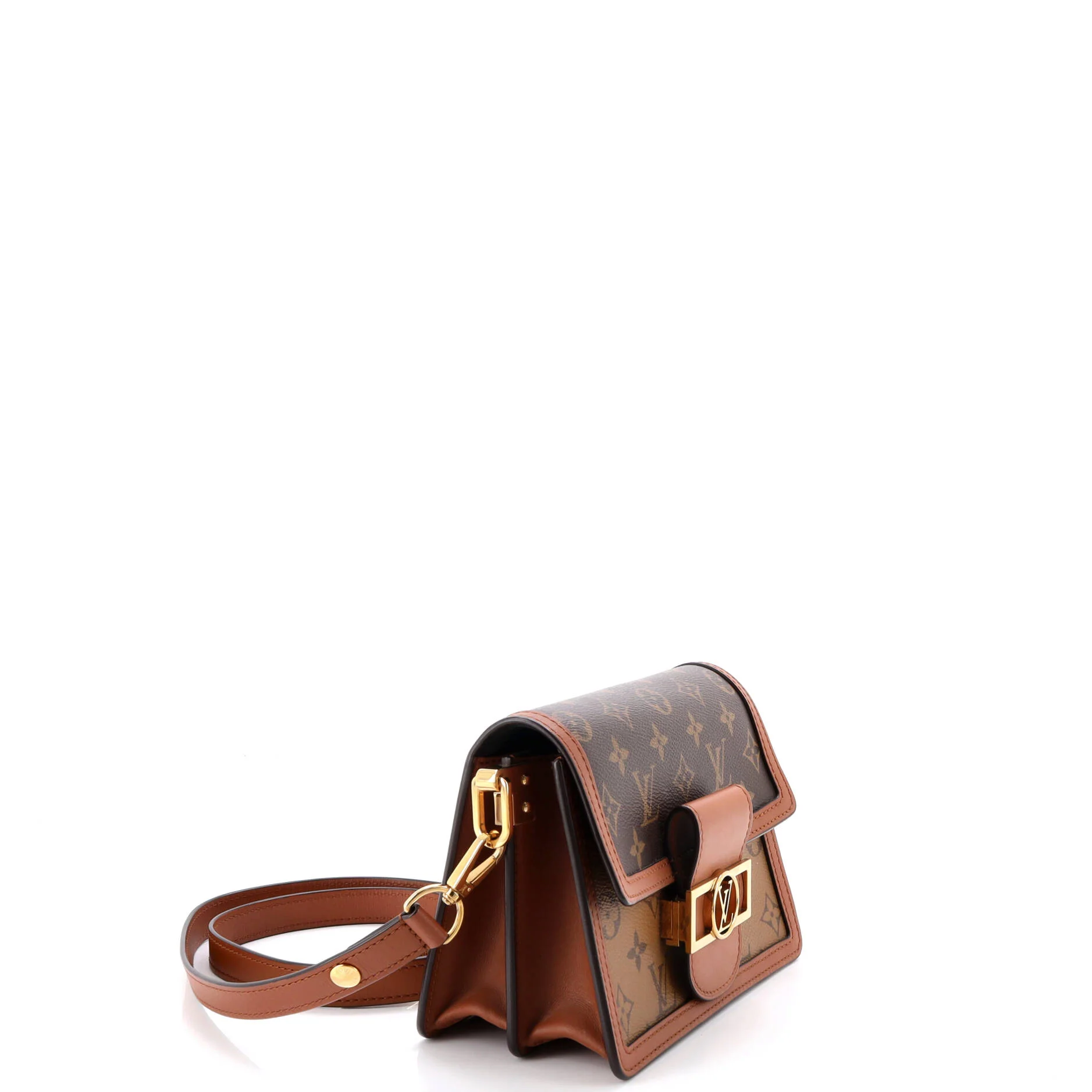 Dauphine Shoulder Bag Reverse Monogram Canvas Mini - Image 2