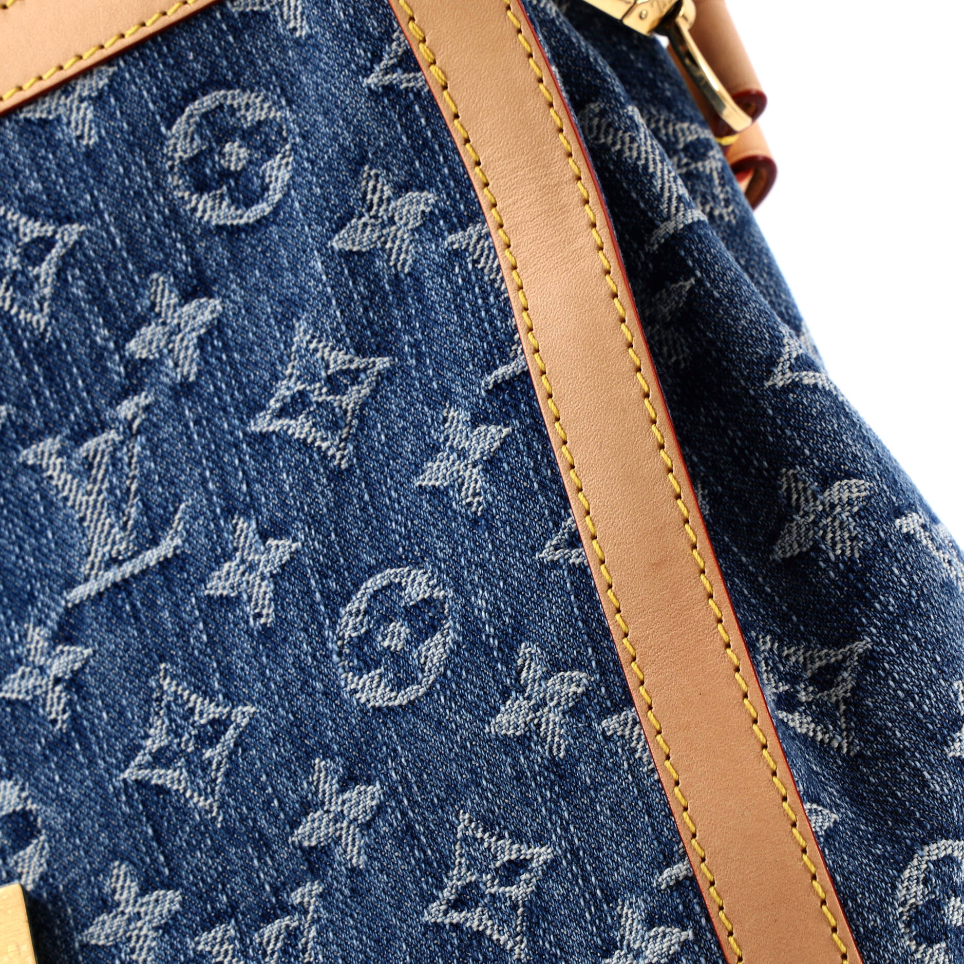 Dauphine Soft Shoulder Bag Monogram Denim GM - Image 7