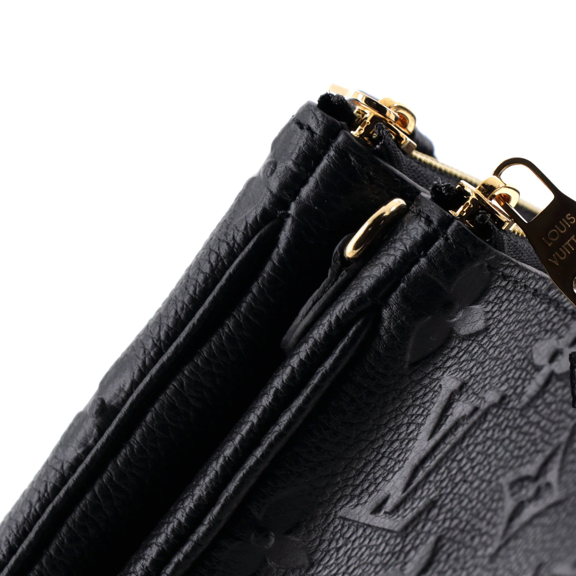 Double Zip Pochette Monogram Empreinte Leather - Image 6