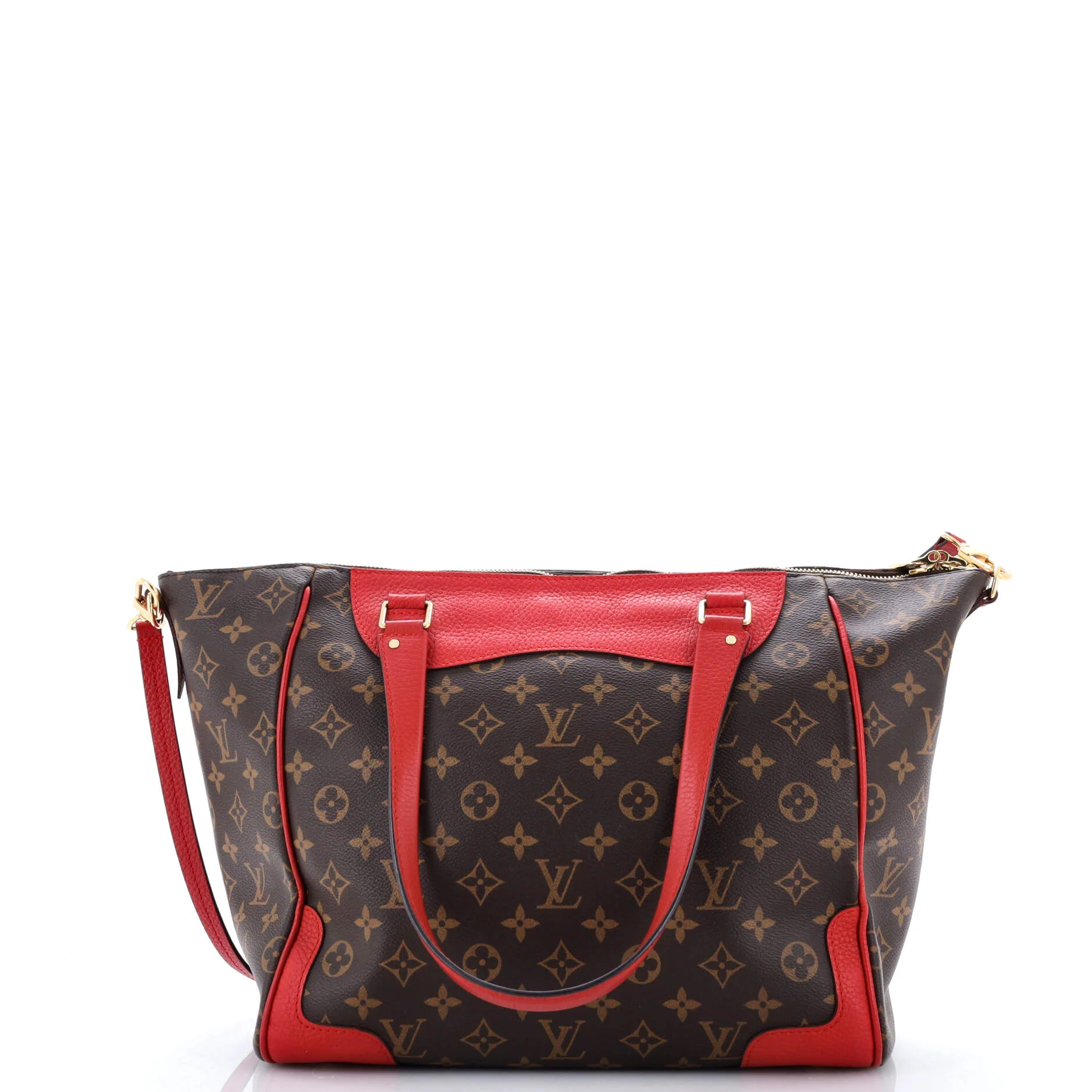 Estrela NM Handbag Monogram Canvas with Leather - Image 3