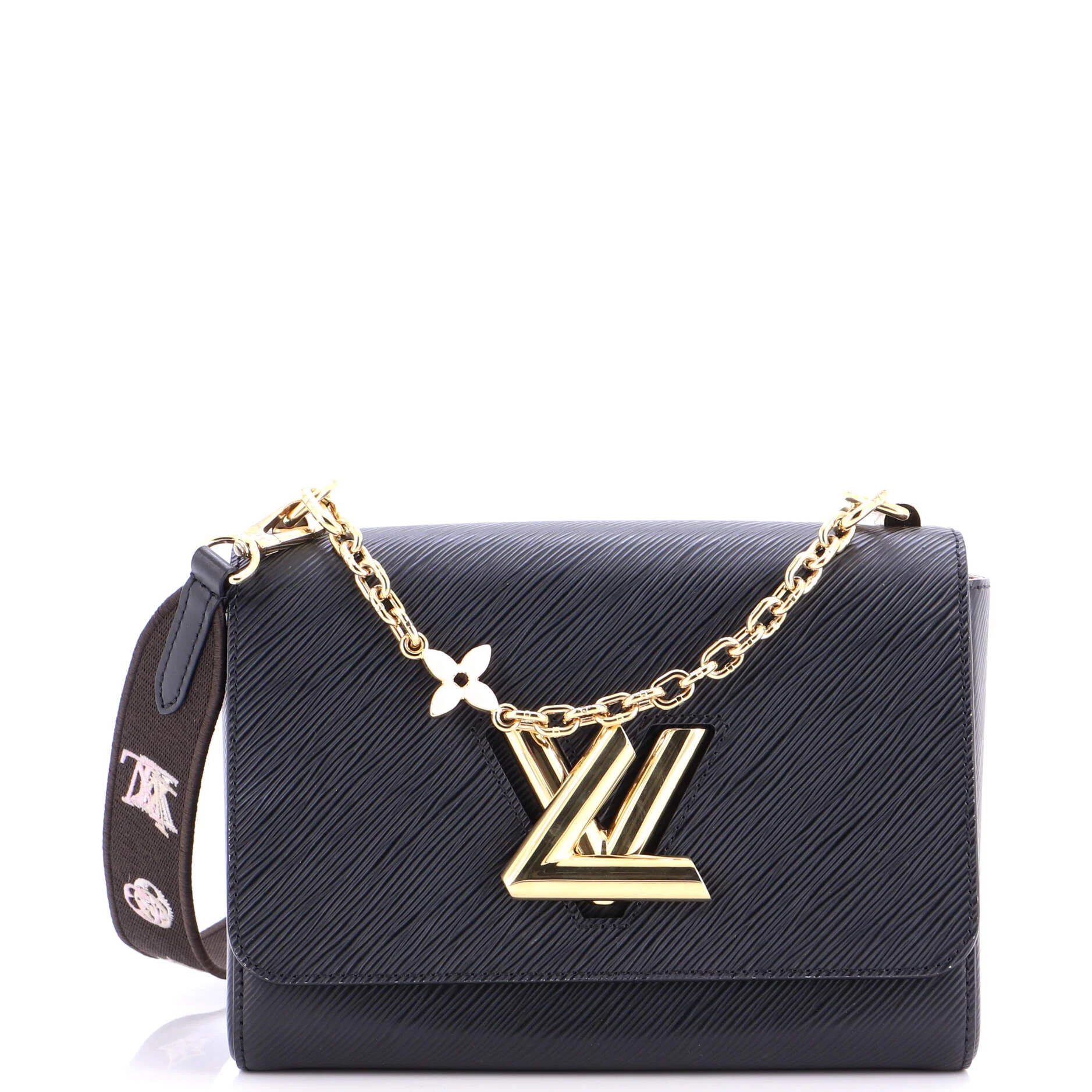 Flower Chain Twist Convertible Handbag Epi Leather MM