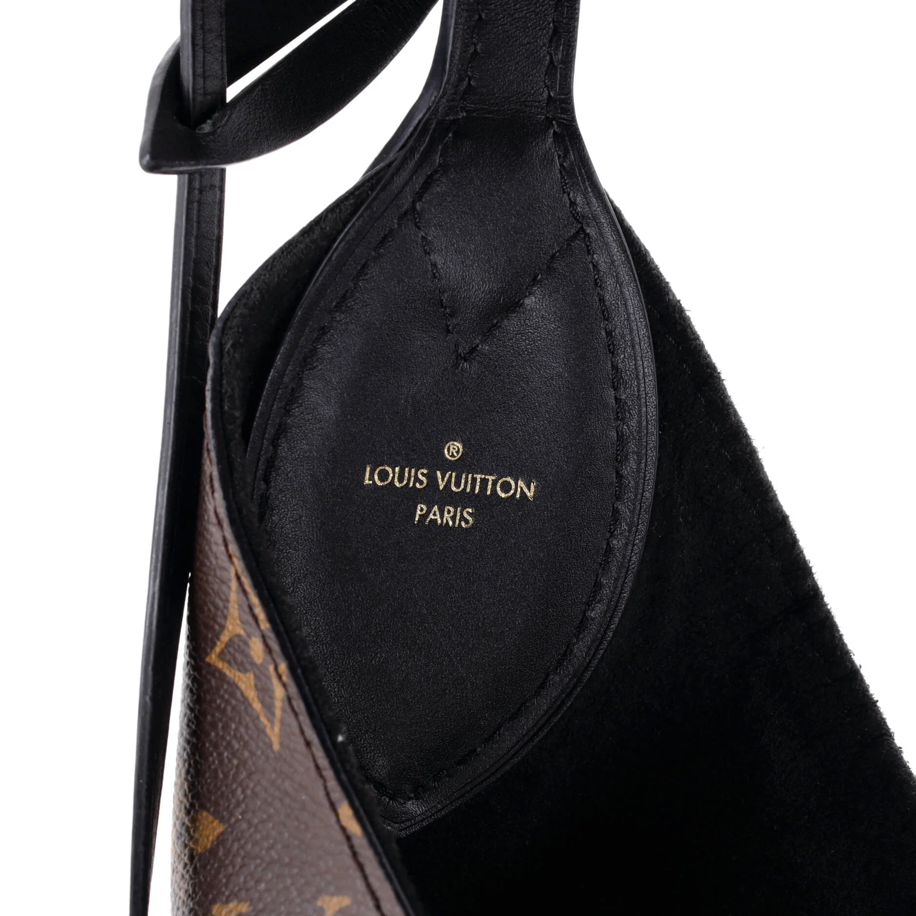 Flower Hobo Monogram Canvas with Leather - Image 7