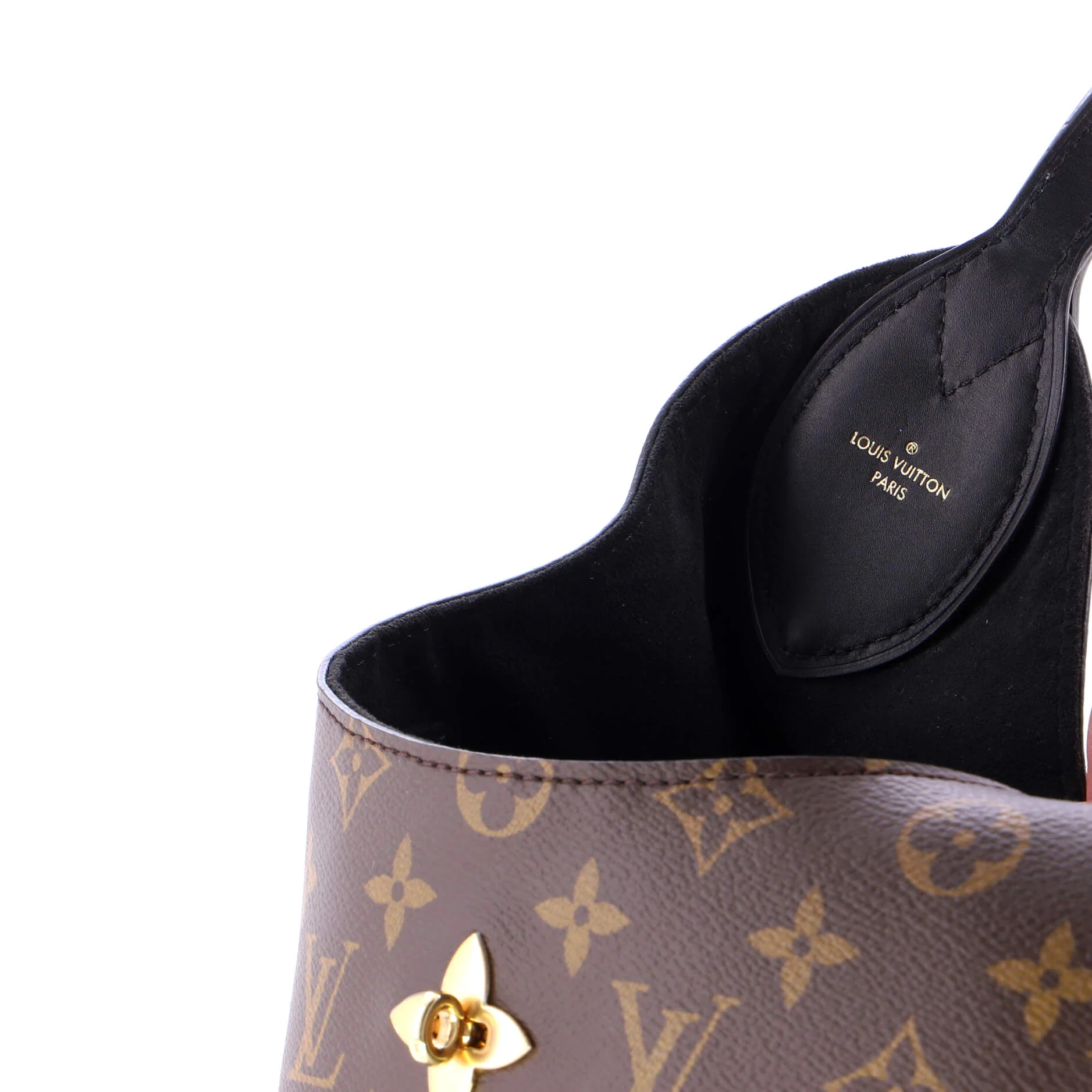 Flower Hobo Monogram Canvas with Leather - Image 7