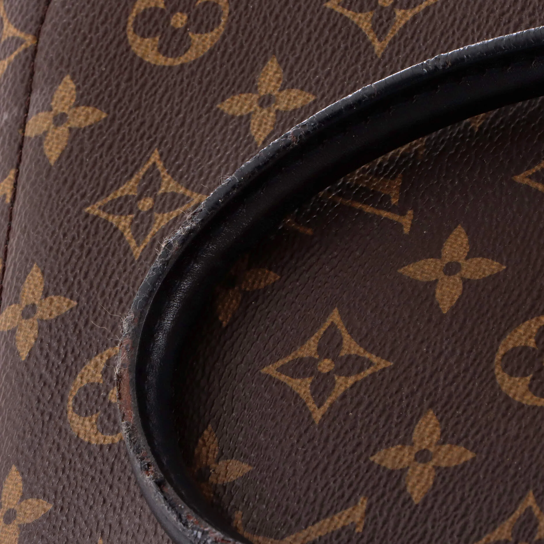 Flower Tote Monogram Canvas with Leather - Image 7