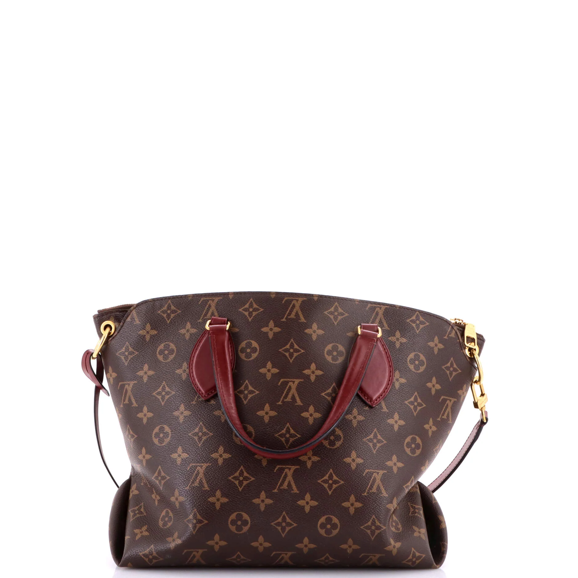 Flower Zipped Tote Monogram Canvas MM - Image 3