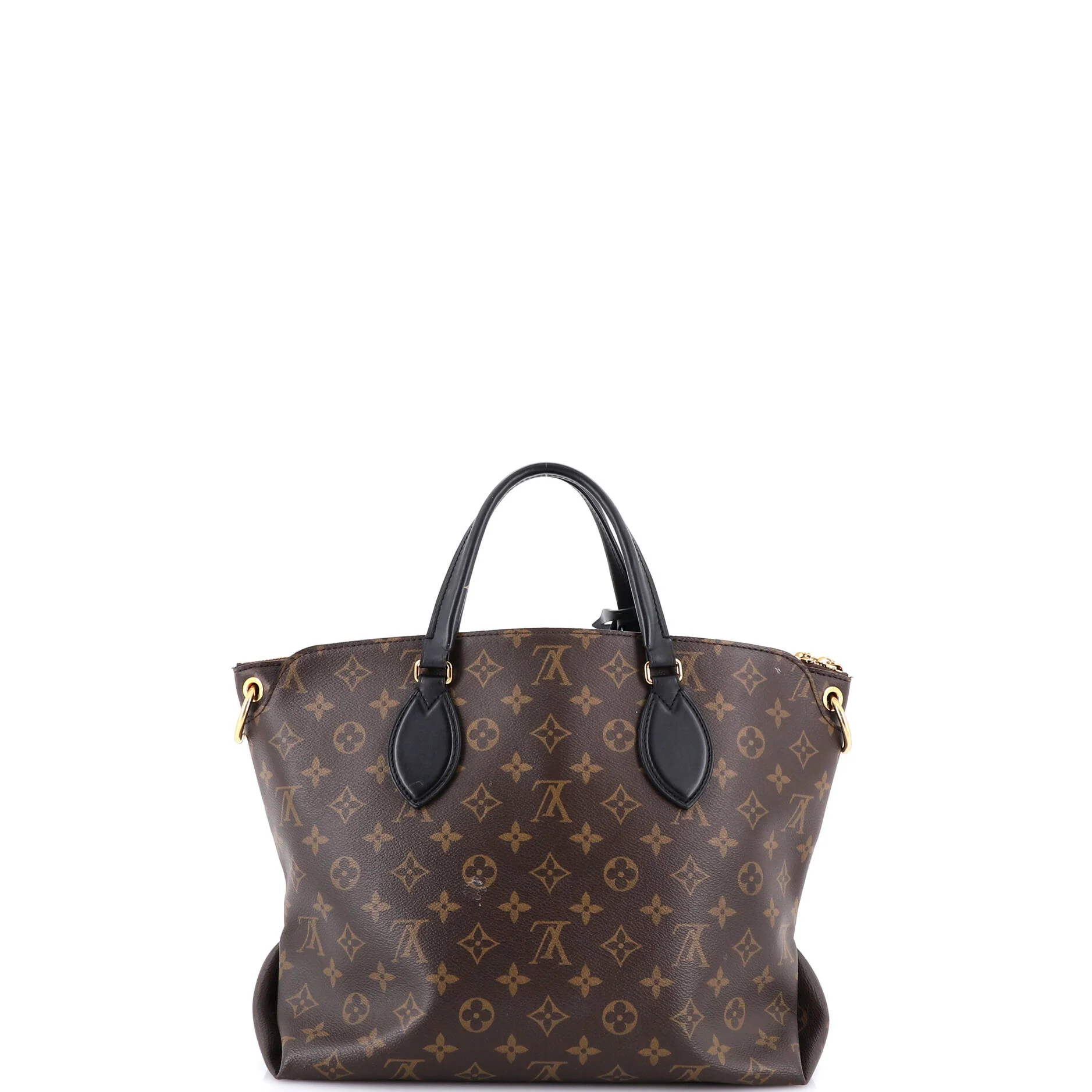 Flower Zipped Tote Monogram Canvas MM - Image 3
