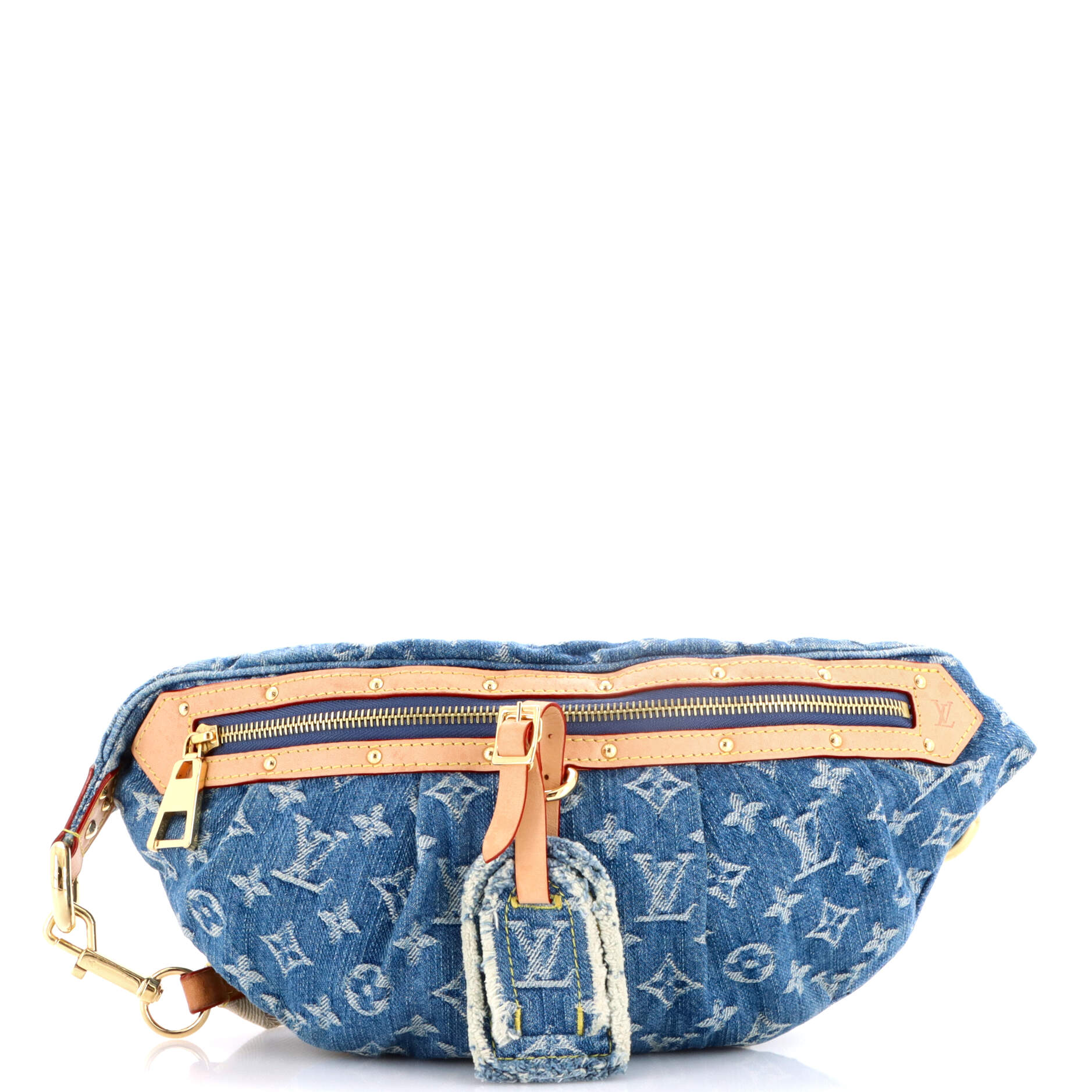 High Rise Bum Bag Monogram Denim