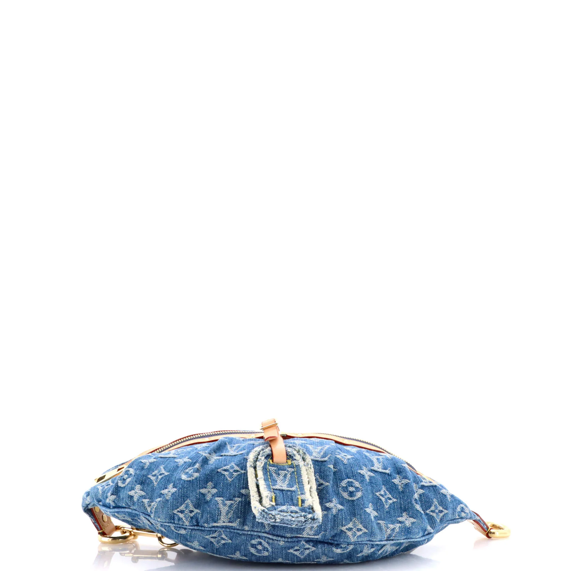 High Rise Bum Bag Monogram Denim - Image 4