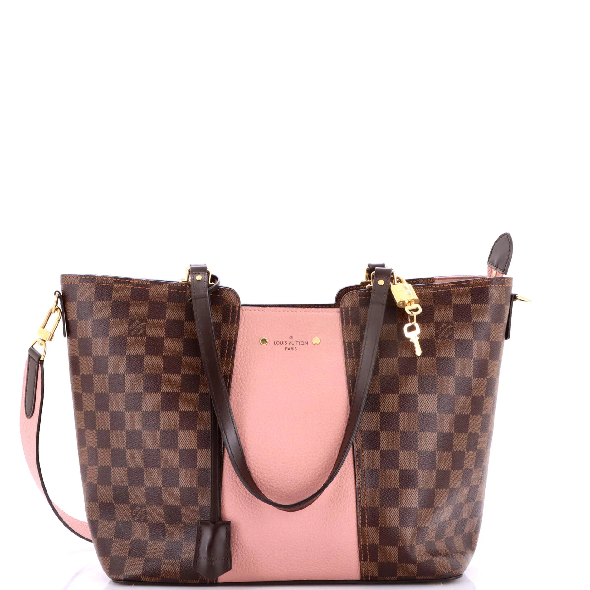 Jersey Handbag Damier with Leather