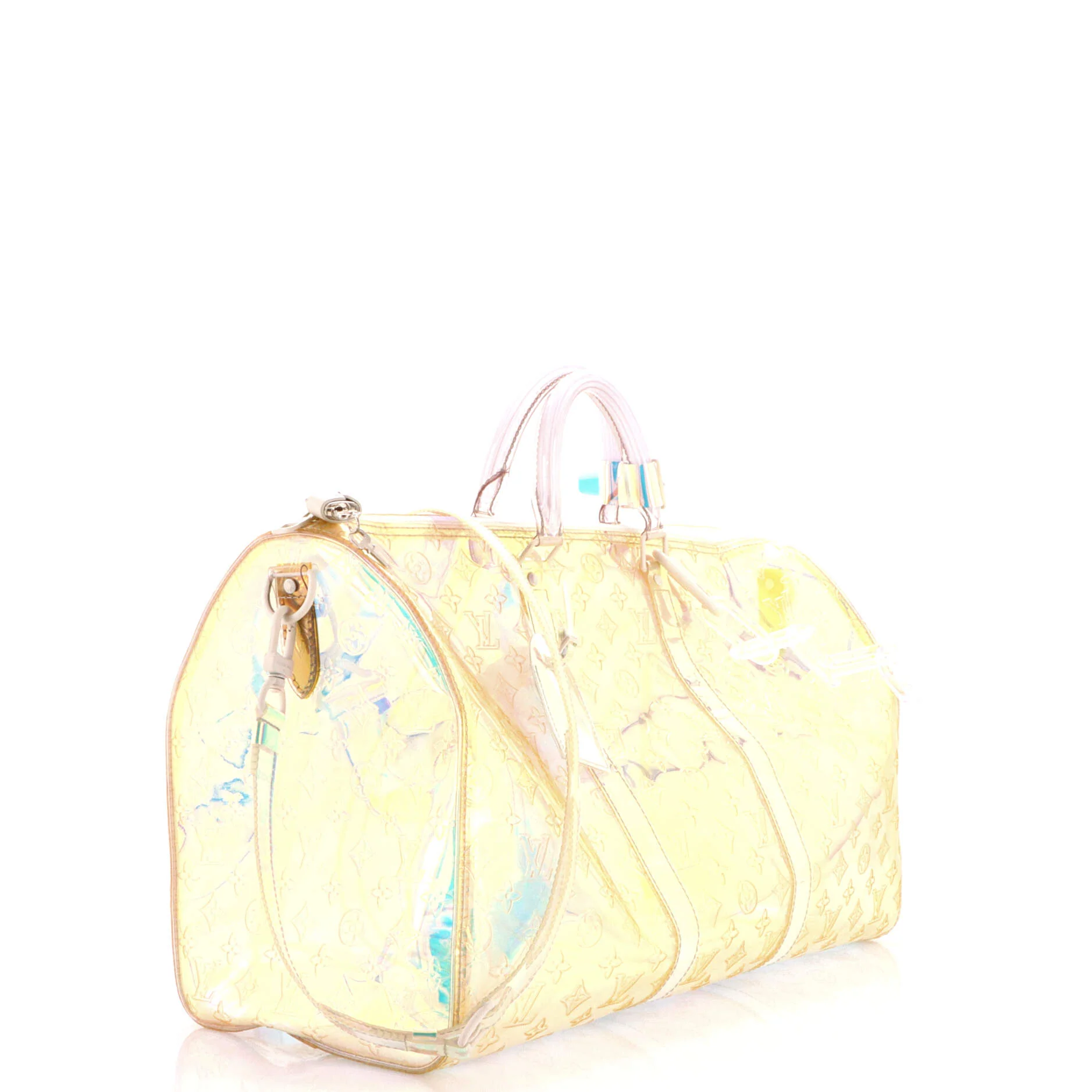 Keepall Bandouliere Bag Limited Edition Monogram Prism PVC 50 - Image 2