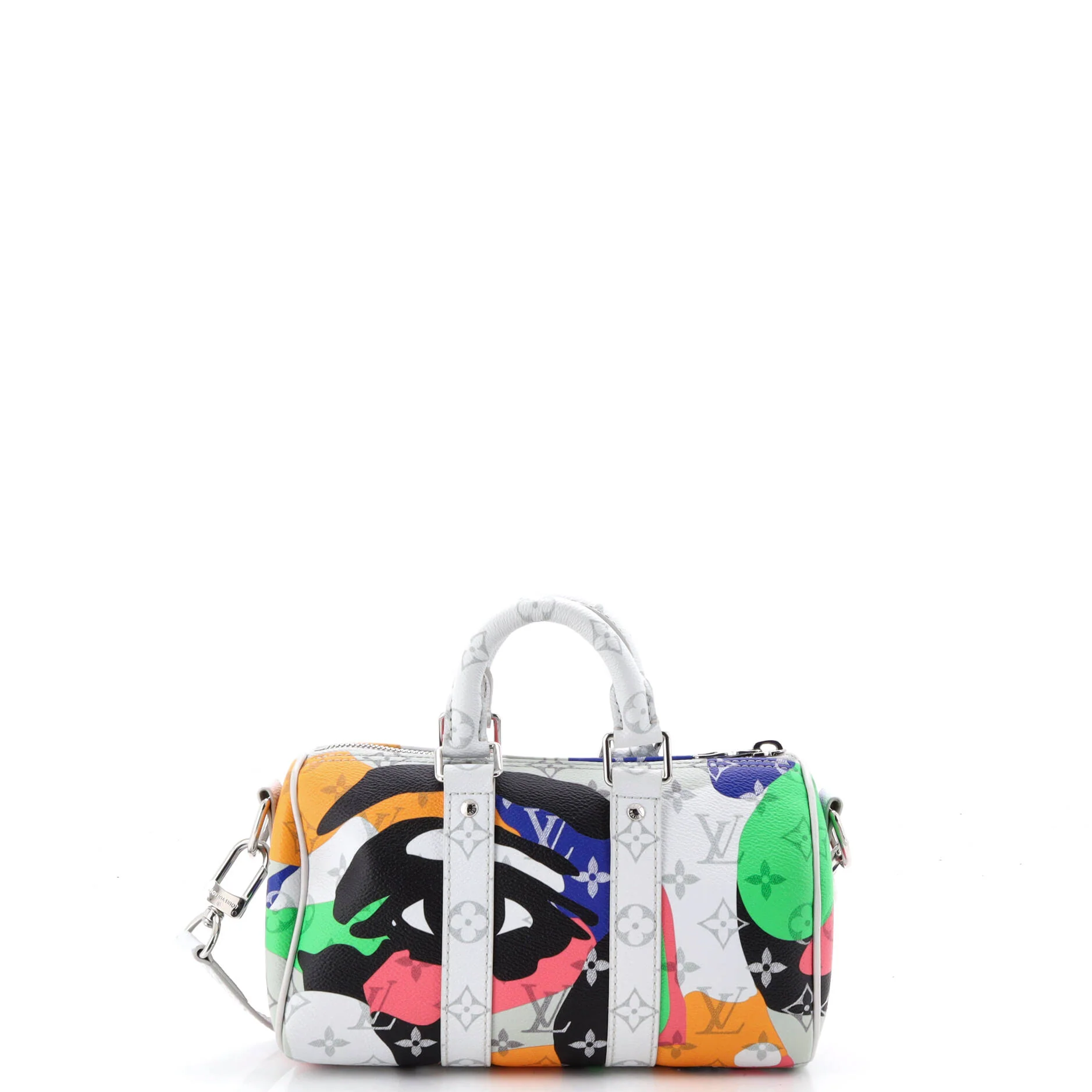 Keepall Bandouliere Bag Limited Edition Portrait Monogram Canvas 25 - Image 3