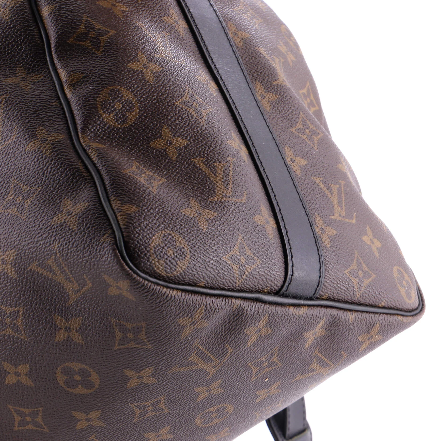 Keepall Bandouliere Bag Macassar Monogram Canvas 45 - Image 6